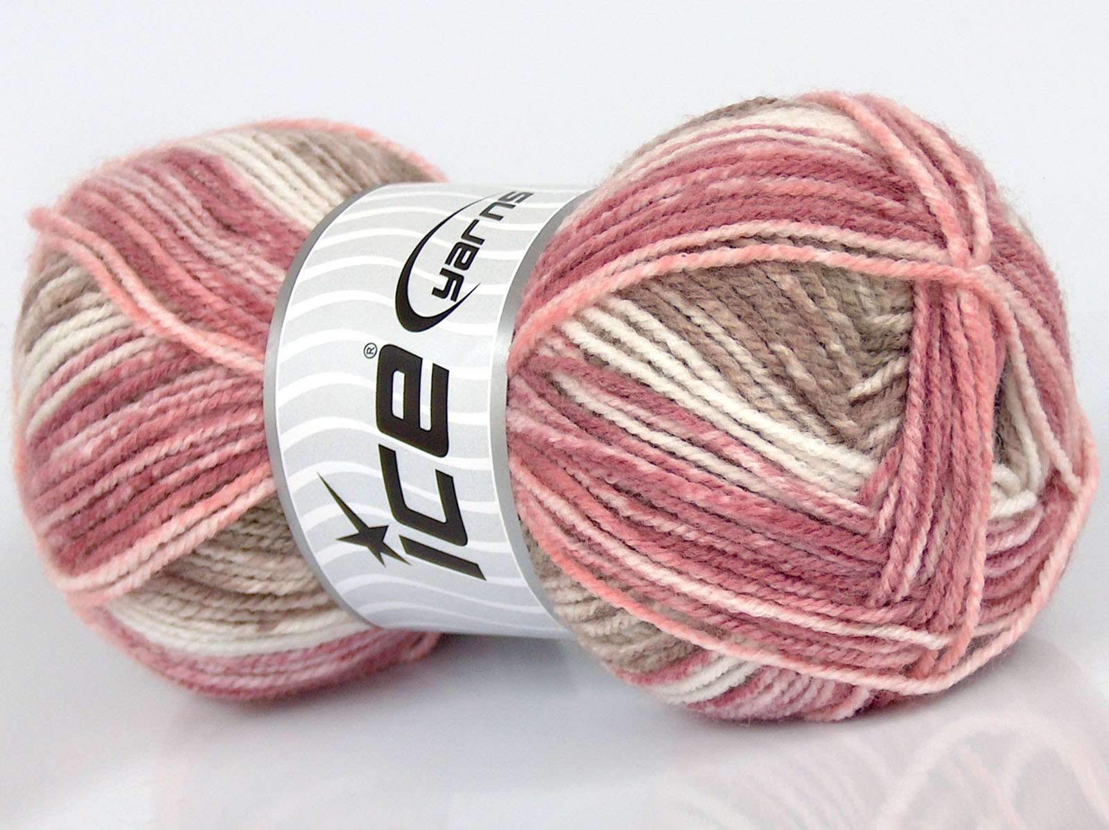 Sale Self-Striping Beyaz Pembe tonları Camel Shades