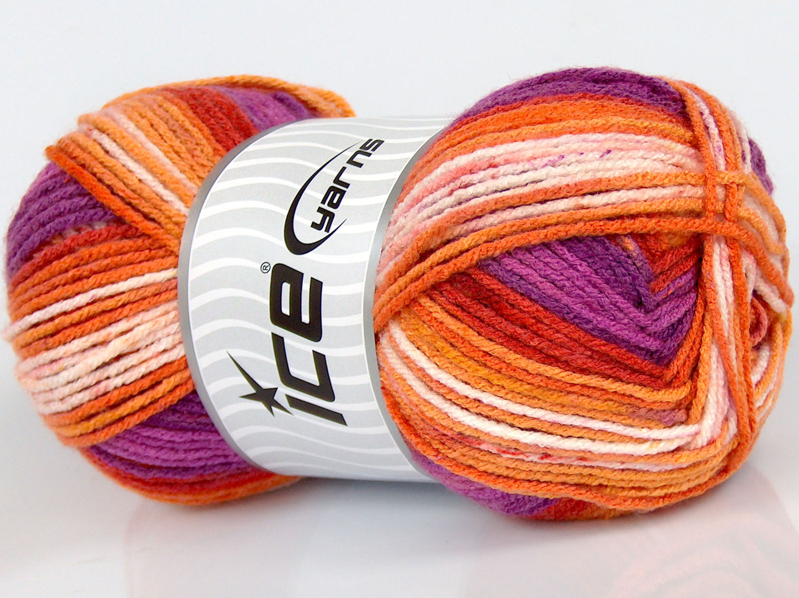 Sale Self-Striping Mor Tonları Turuncu Tonları