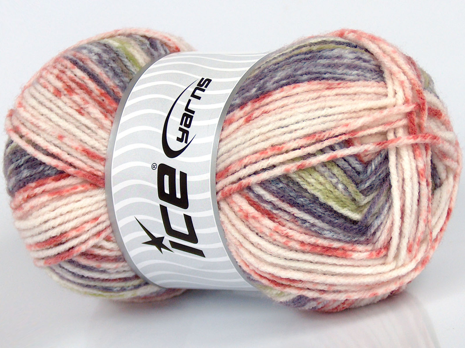Sale Self-Striping Beyaz Turuncu Maron Yeşil