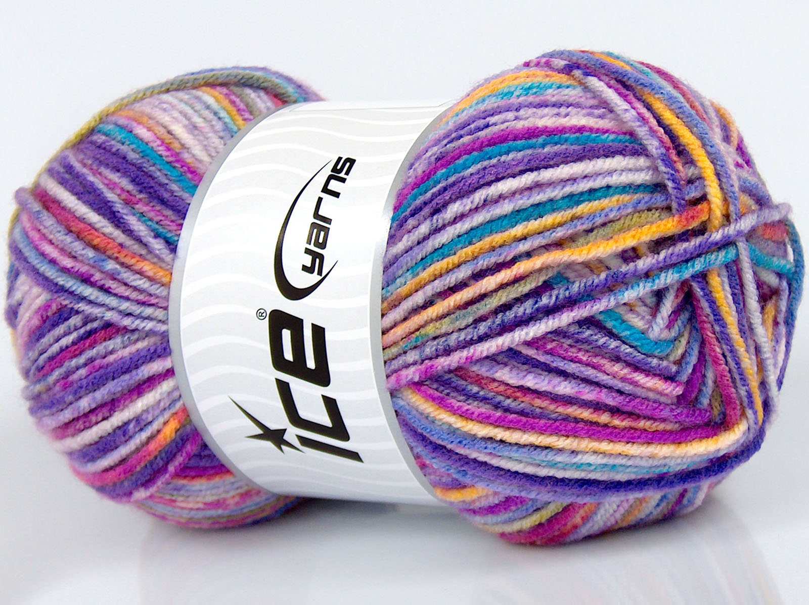Sale Self-Striping Mor Yeşil Altın Fuşya