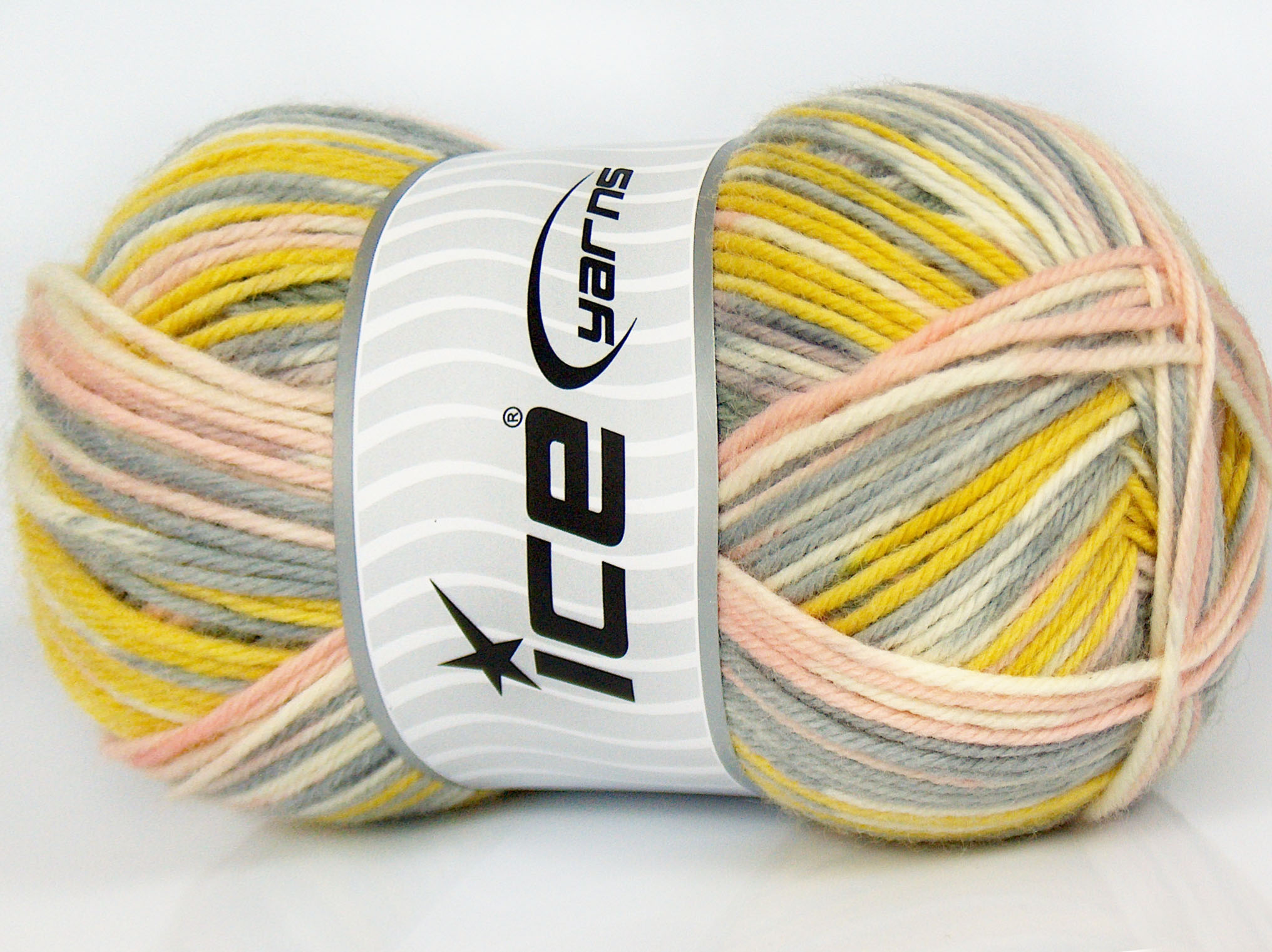 Sale Sock Yarn Pembe tonları Gri Altın tonları Krem