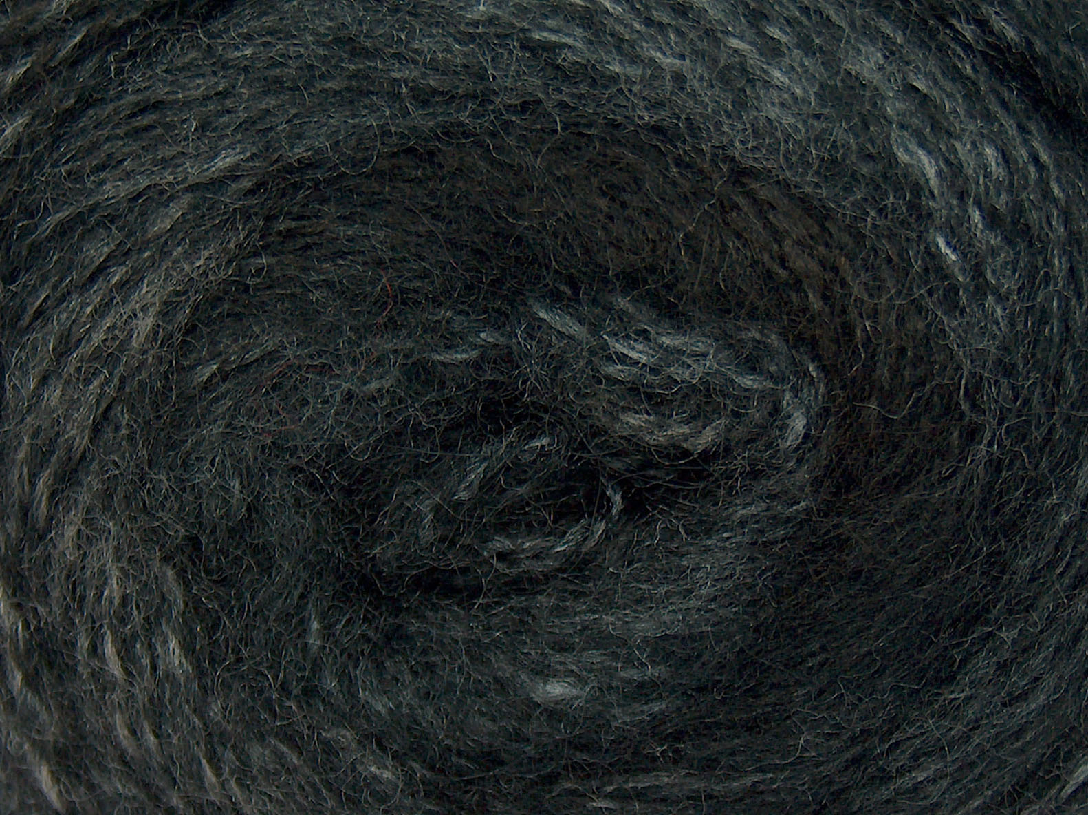 Mohair Pastel Koyu Gri Siyah
