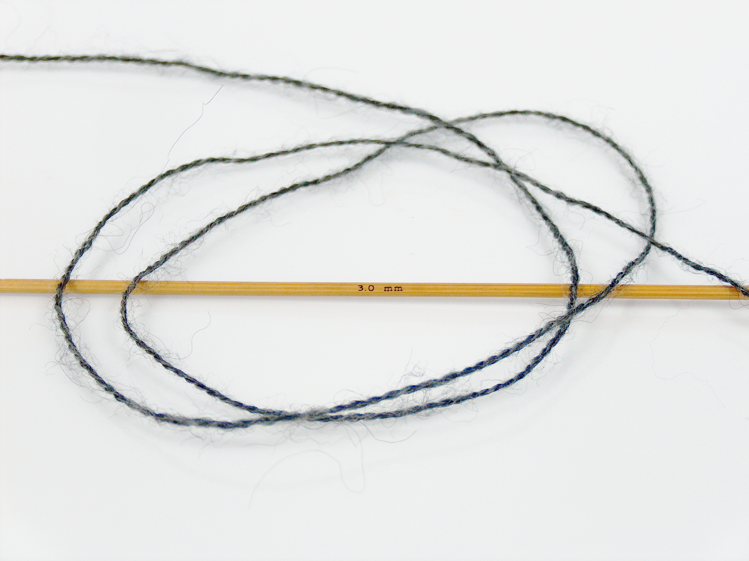 Mohair Pastel Koyu Gri Siyah