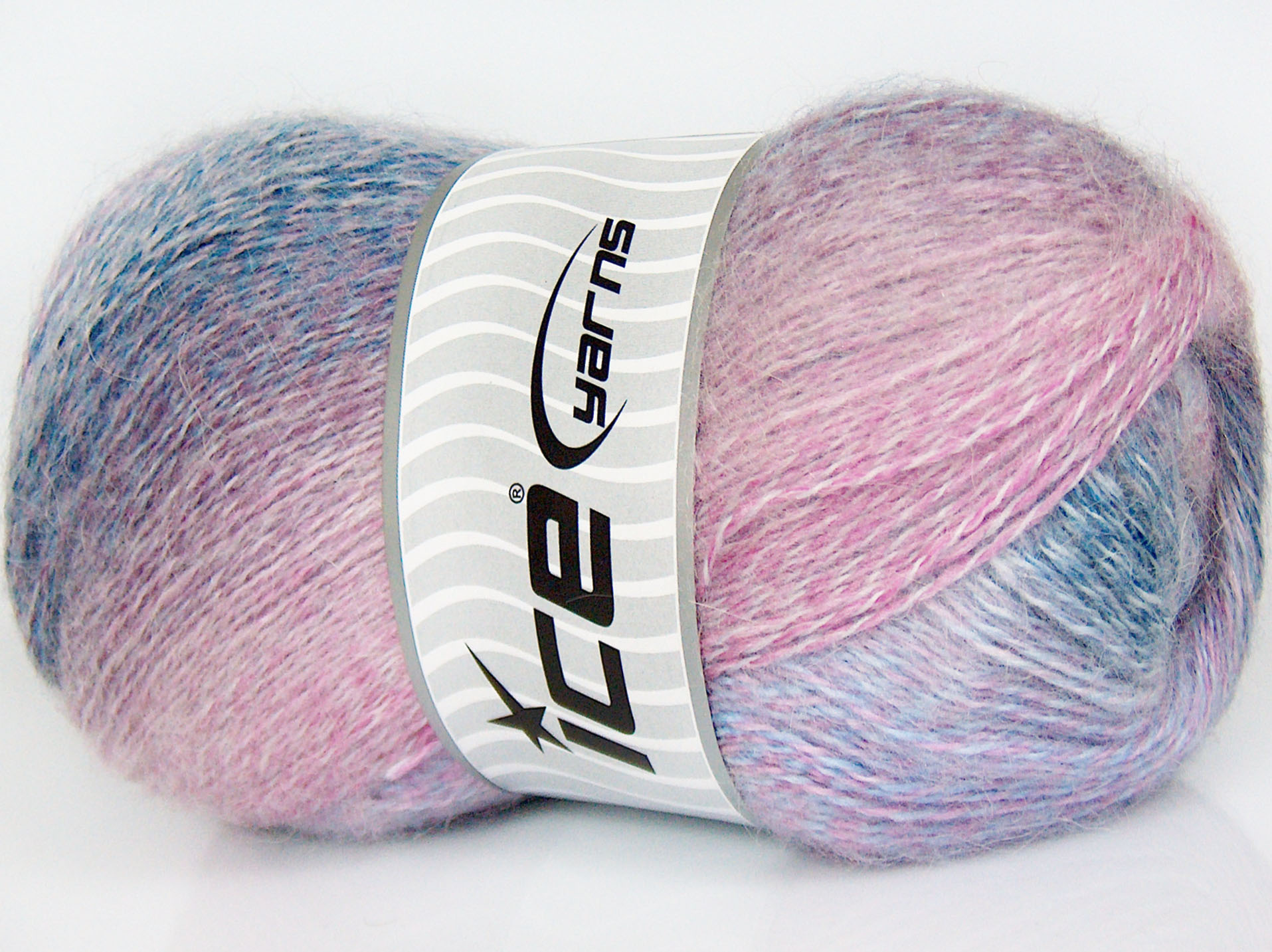 Mohair Pastel Leylak Tonları Mavi Tonları
