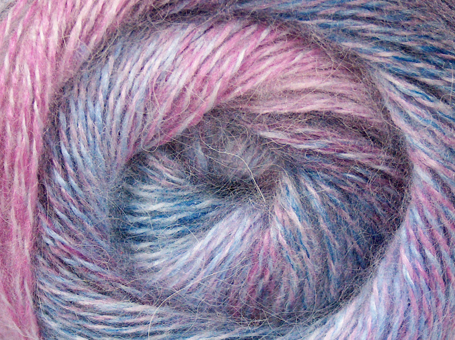 Mohair Pastel Leylak Tonları Mavi Tonları