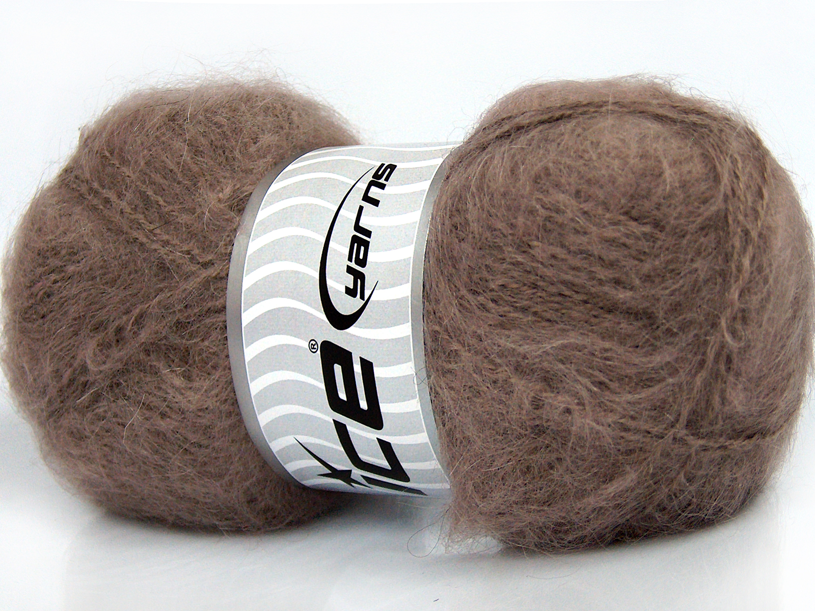 Lot of 4 x 100gr Skeins Ice Yarns MOHAIR CLASSIC (30% Mohair25% Wool) Yarn Camel