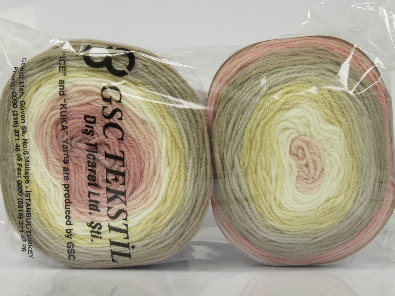 Cakes Wool DK Pembe tonları Deve Tüyü Bej