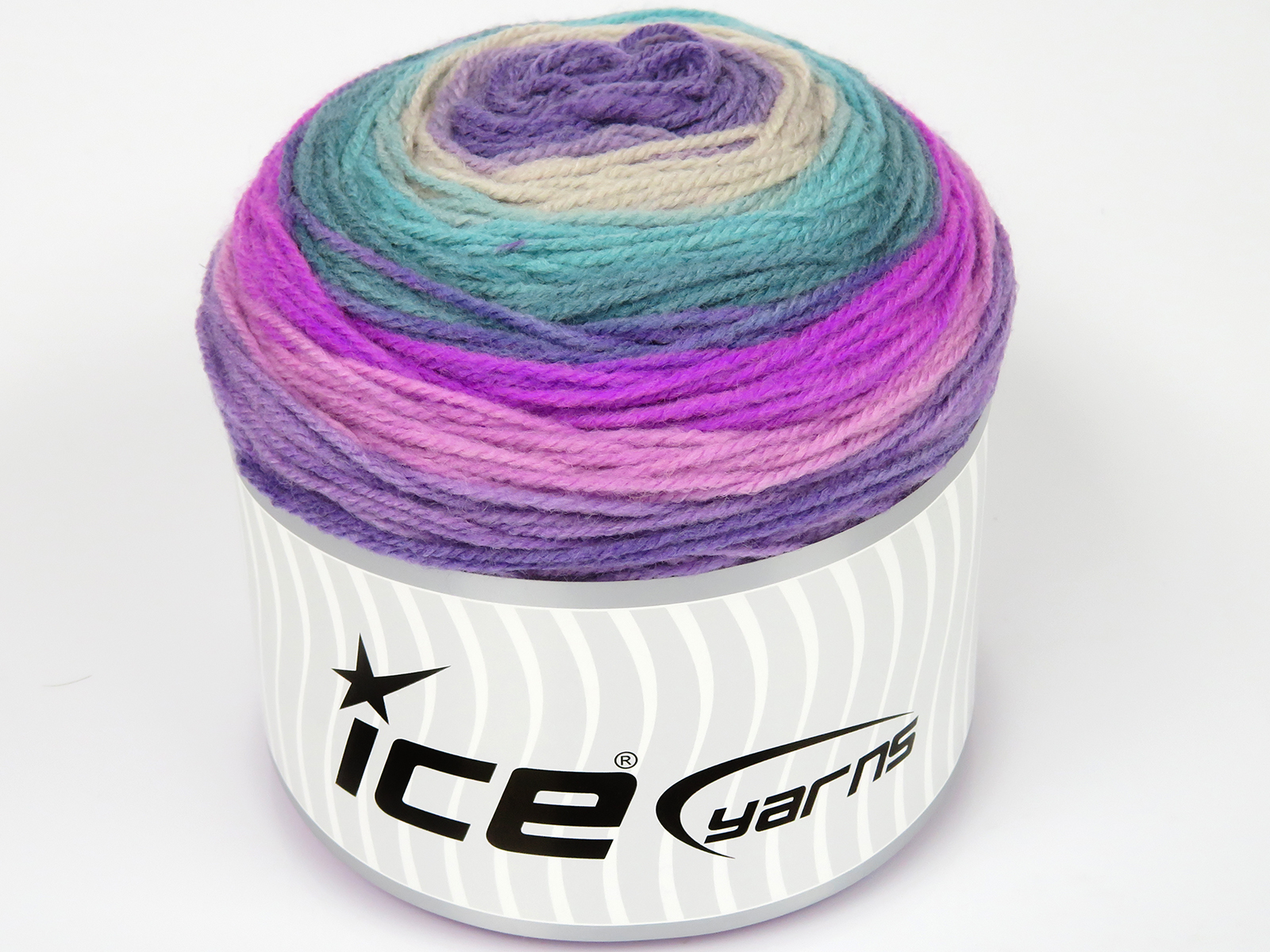 Cakes Wool DK Mor Açık Pembe Yeşil Fuşya Bej