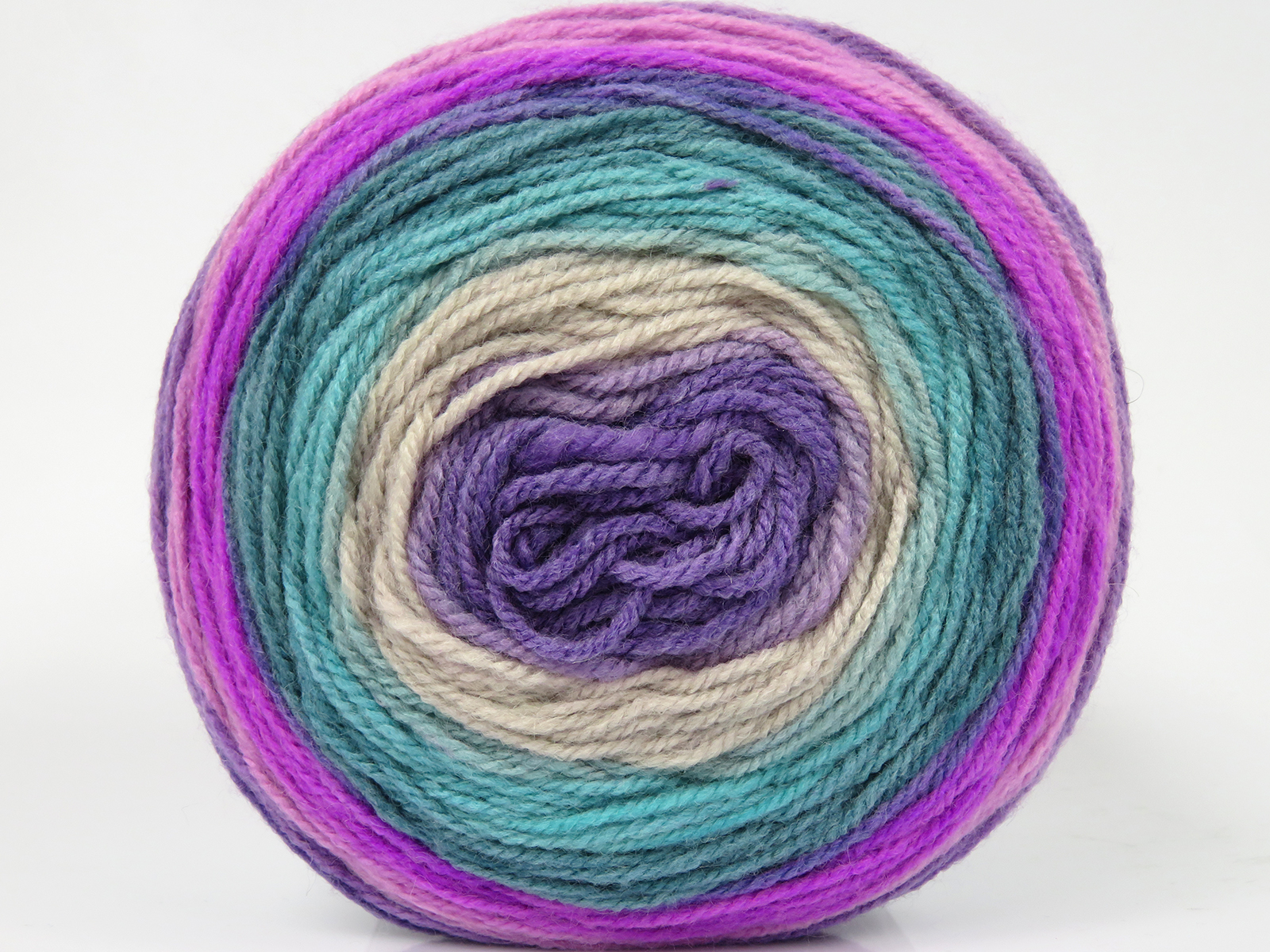 Cakes Wool DK Mor Açık Pembe Yeşil Fuşya Bej