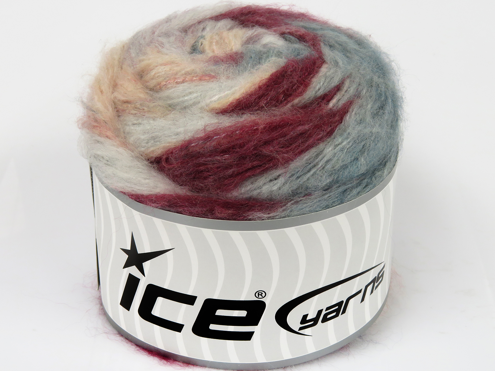 Sale Cakes Yarn Çamurcun Açık Somon Açık Gri Bordo