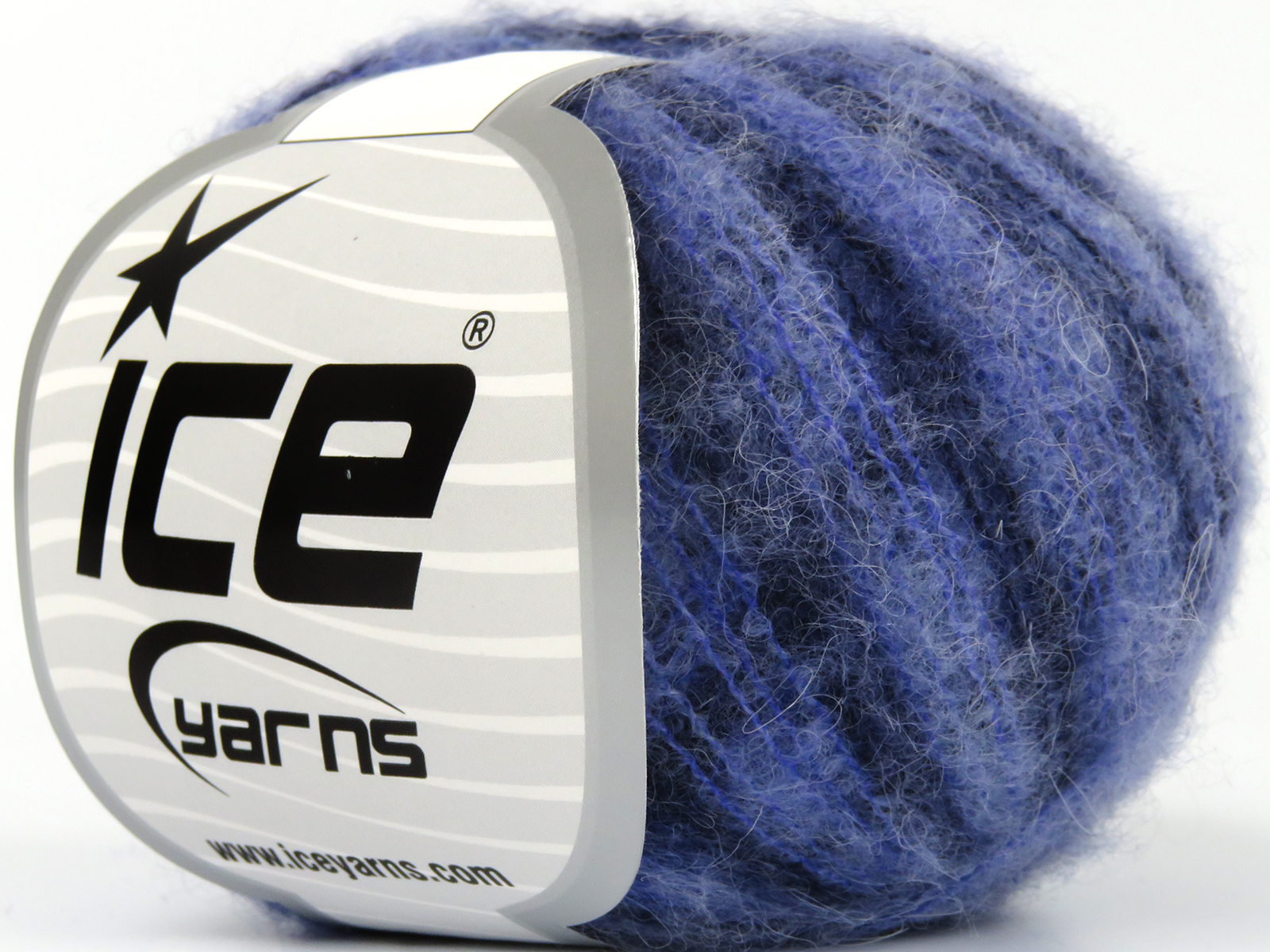 Lot of 10 Skeins Ice Yarns CARESS BABY ALPACA COLOR (30% Baby Alpaca31% Extrafine Merino Wool) Yarn Blue Shades Lilac - photo 2