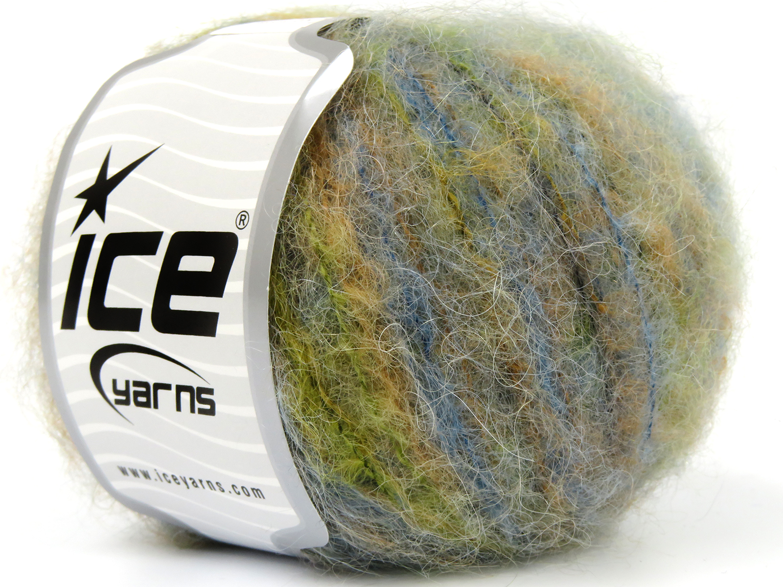 Kid Mohair Alpaca Color Turkuaz Turuncu Gri Yeşil