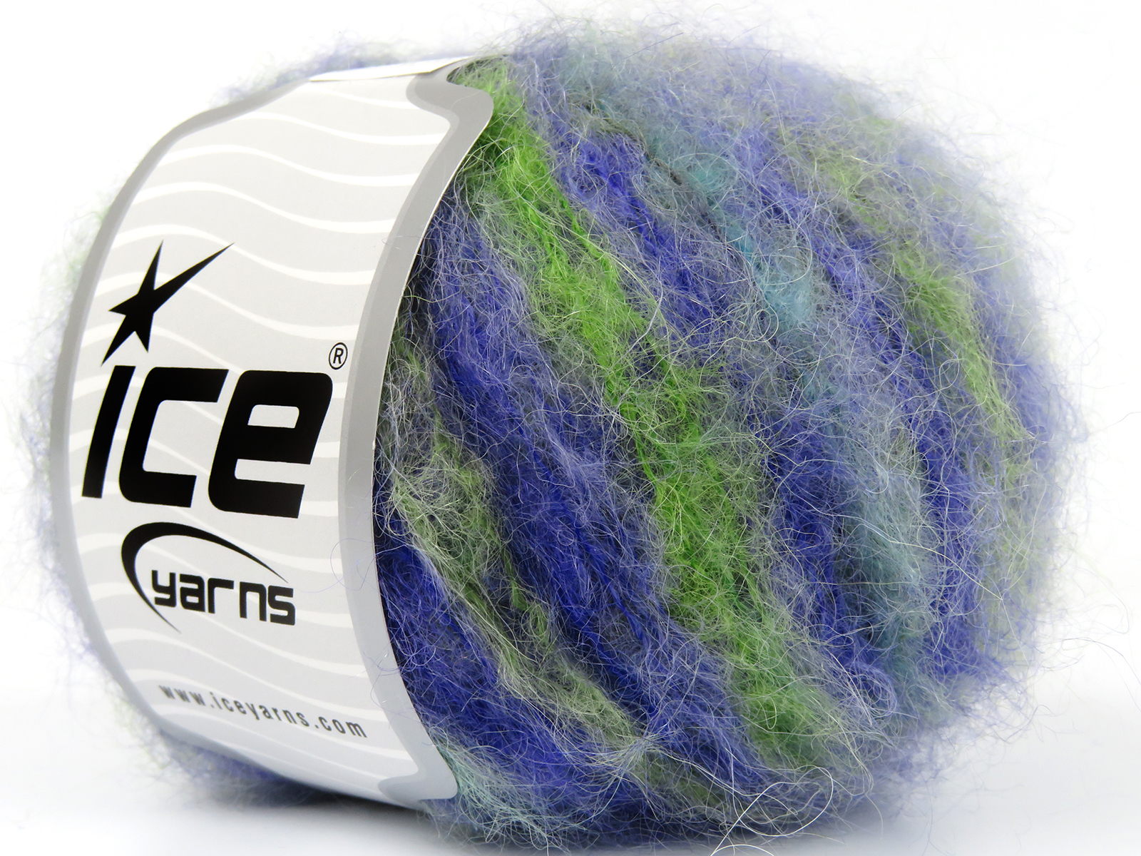 Lot of 8 Skeins Ice Yarns KID MOHAIR ALPACA COLOR (41% Alpaca Superfine41% Kid Mohair) Yarn Purple Green Grey Turquoise - photo 2