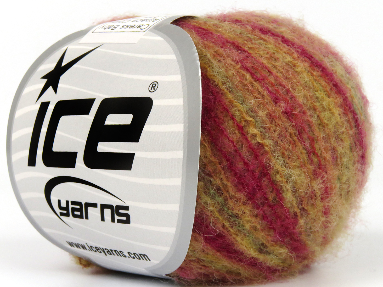 Caress Baby Alpaca Color Yeşil Altın Koyu Fuşya