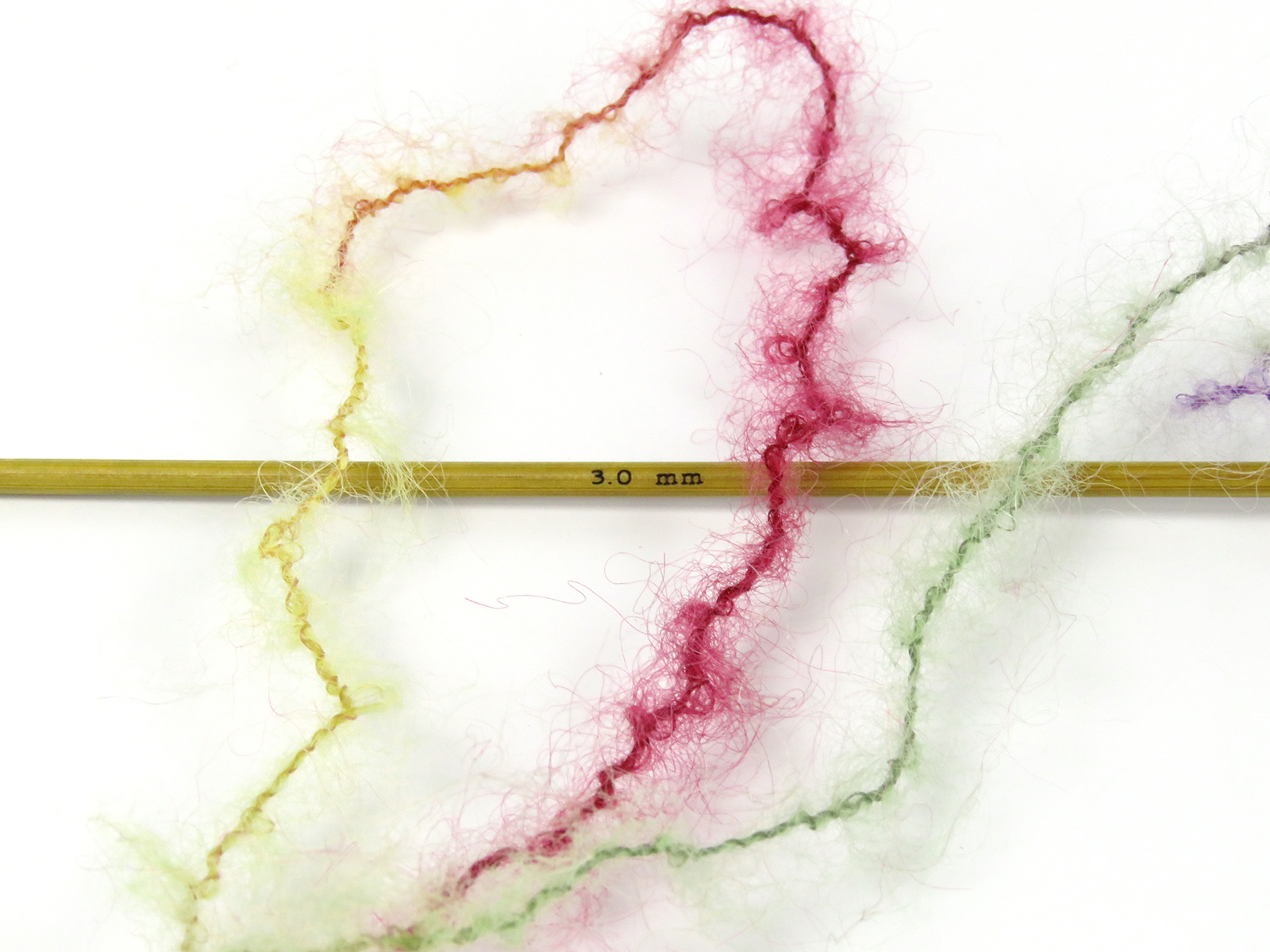 Kid Mohair Alpaca Color Pembe tonları Yeşil Tonları
