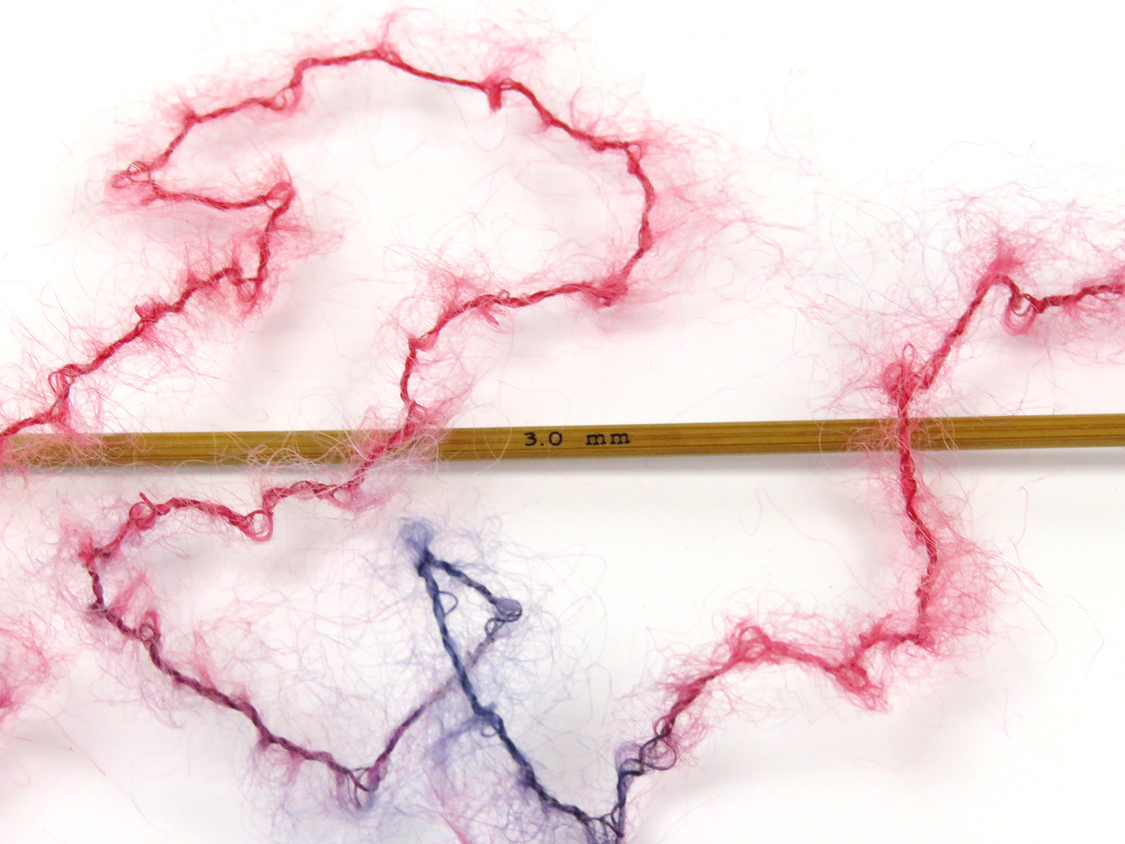 Lot of 8 Skeins Ice Yarns KID MOHAIR ALPACA COLOR (41% Alpaca Superfine41% Kid Mohair) Yarn Red Shades Purple - photo 3