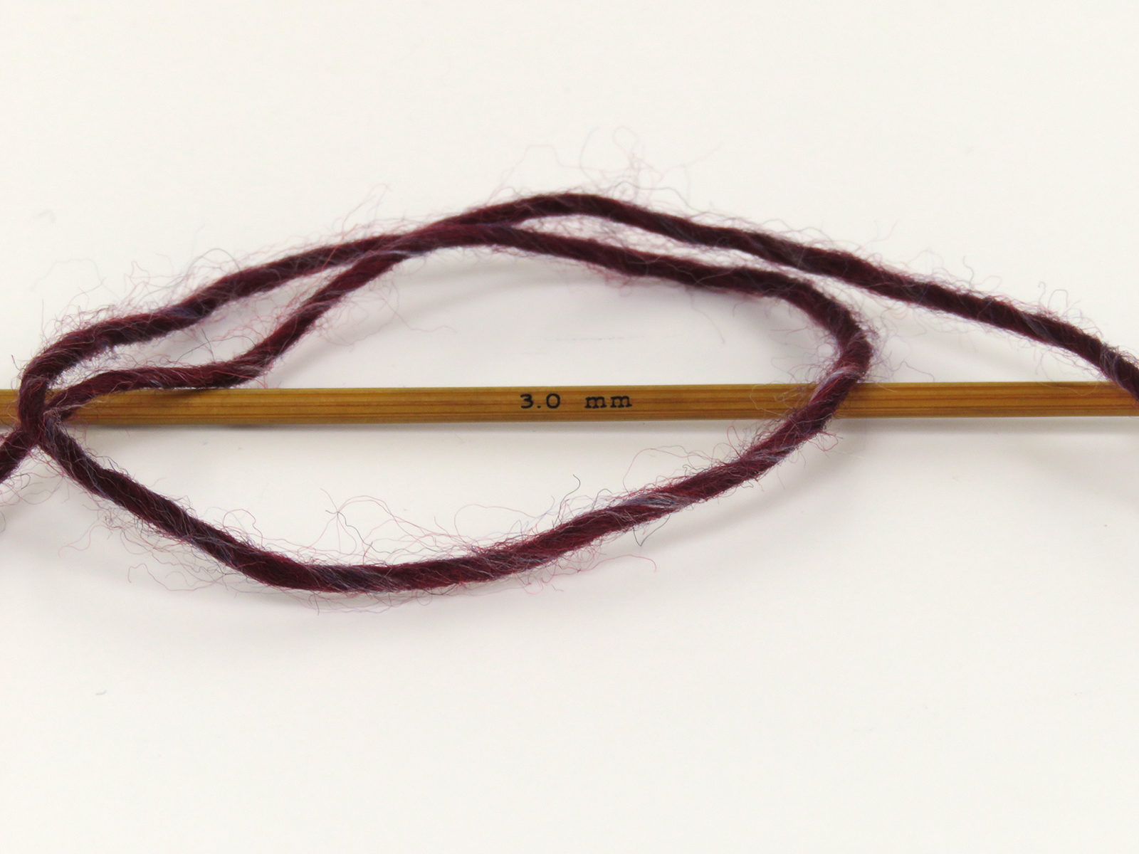 Sonriente Alpaca Koyu Bordo Mavi