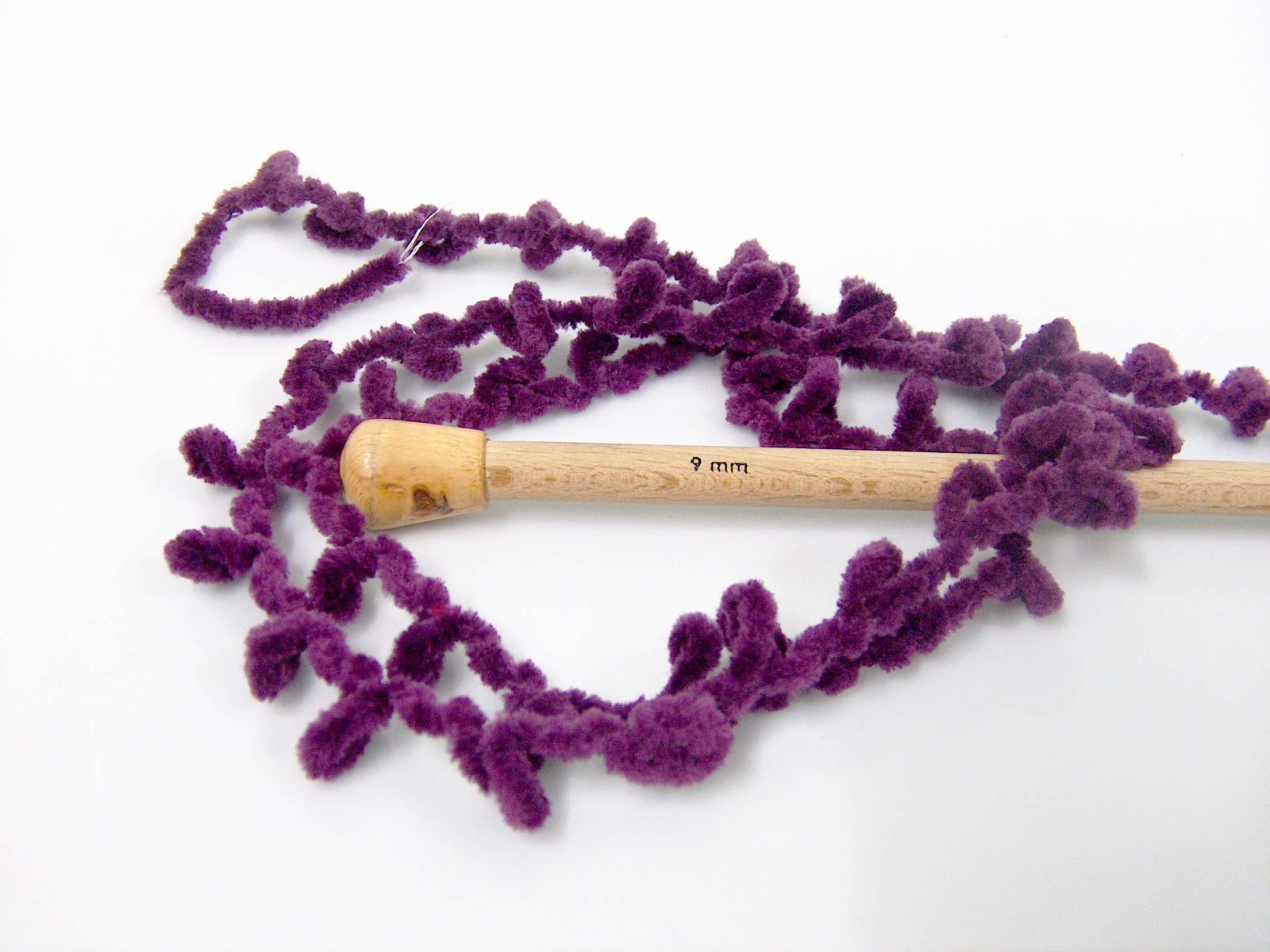 Chenille Boucleron Mor