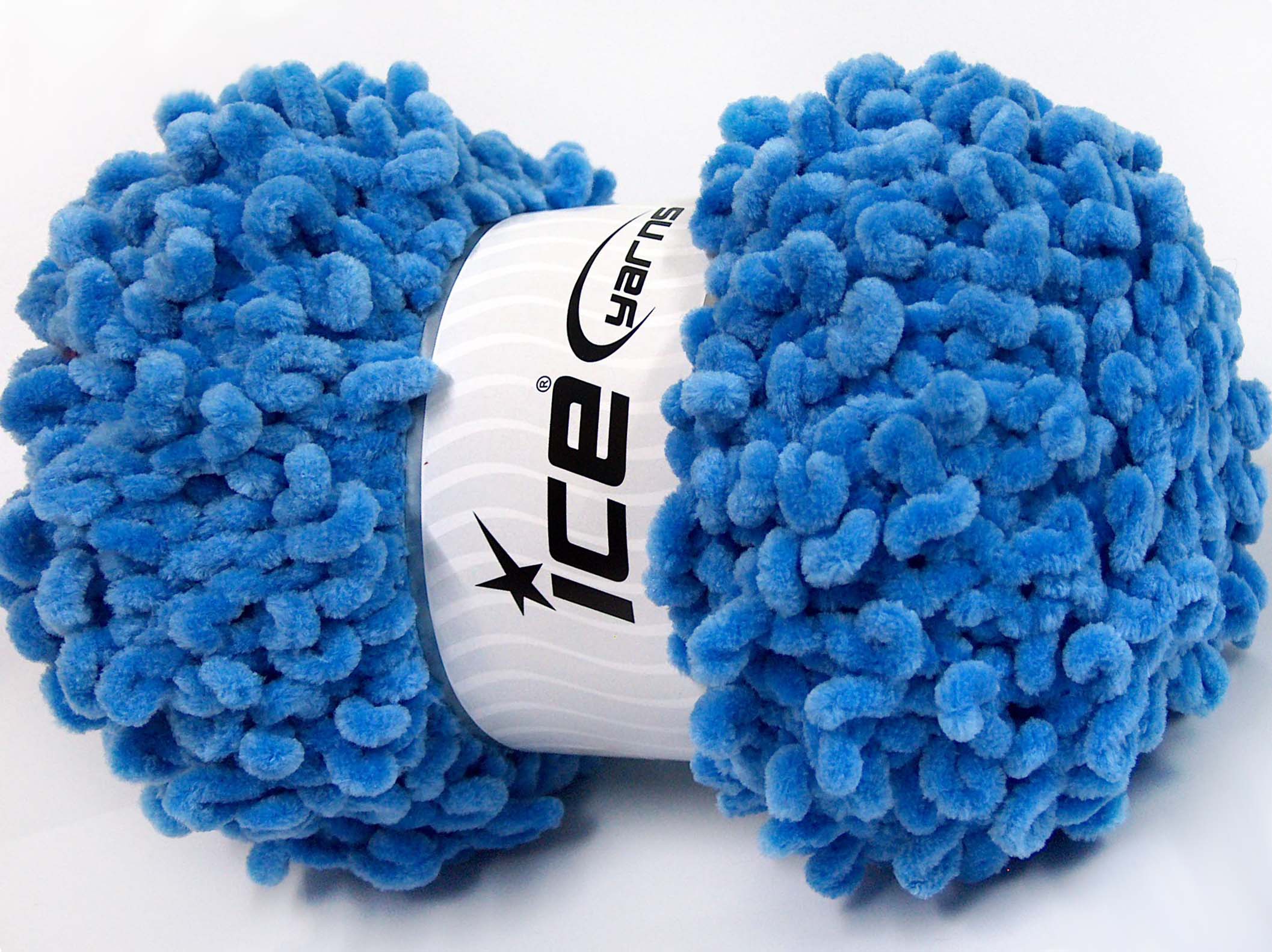 Chenille Boucleron Mavi