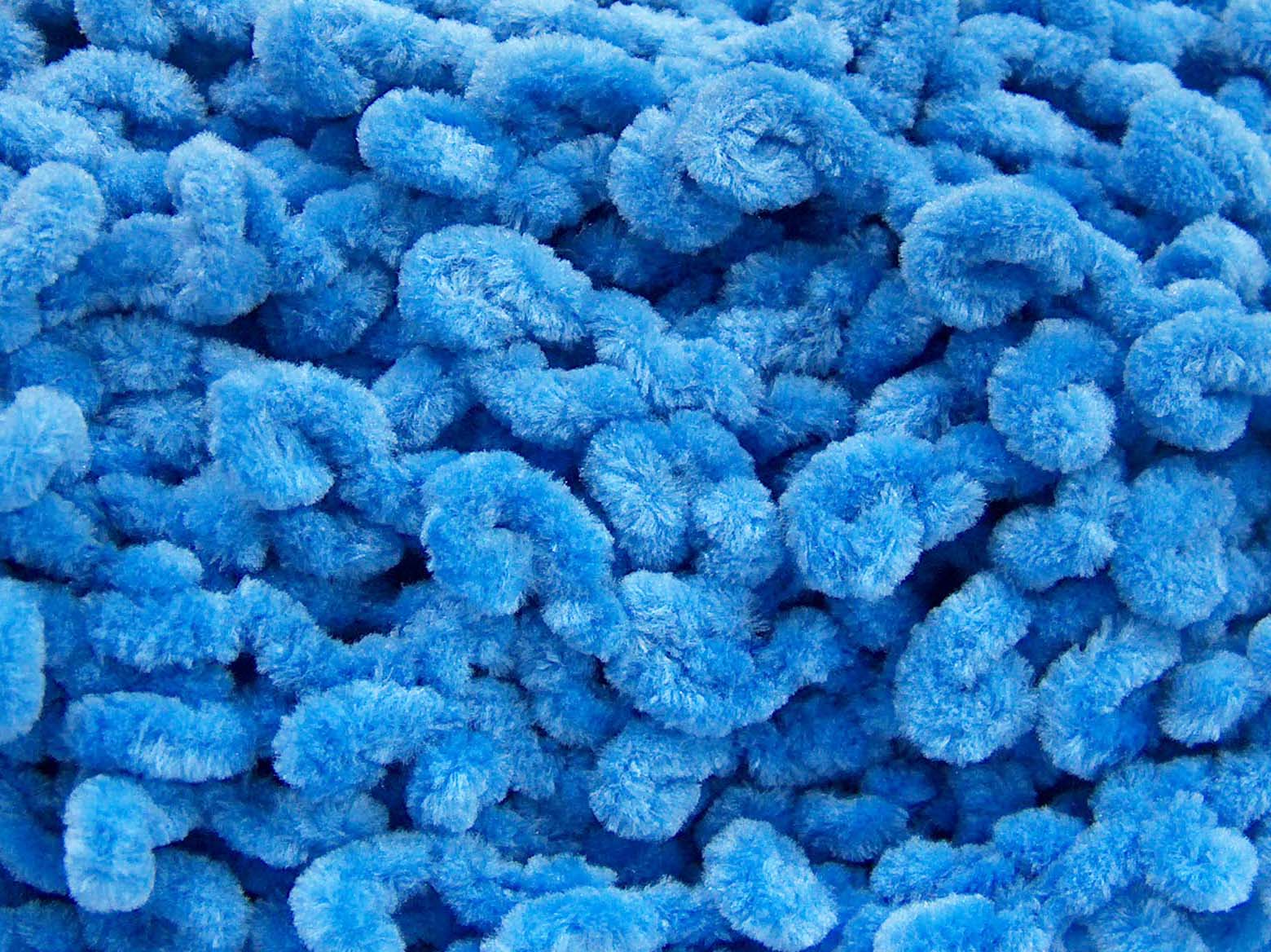 Chenille Boucleron Mavi