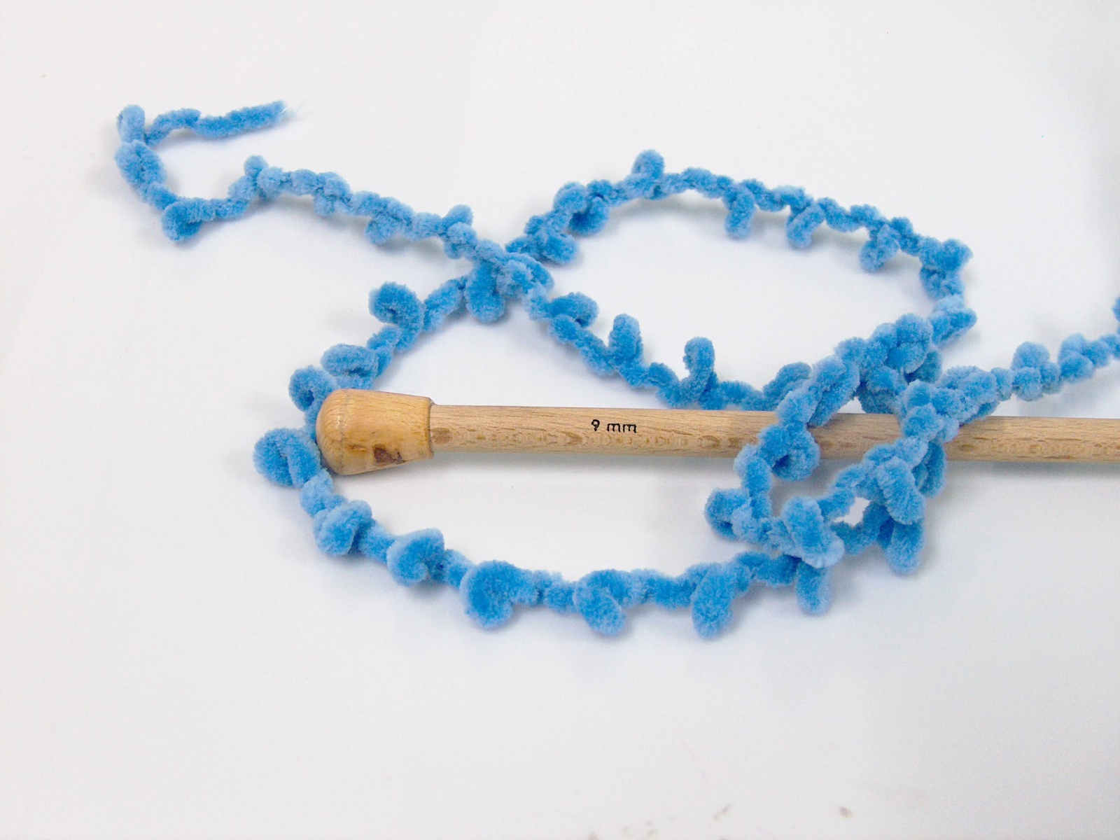 Chenille Boucleron Mavi