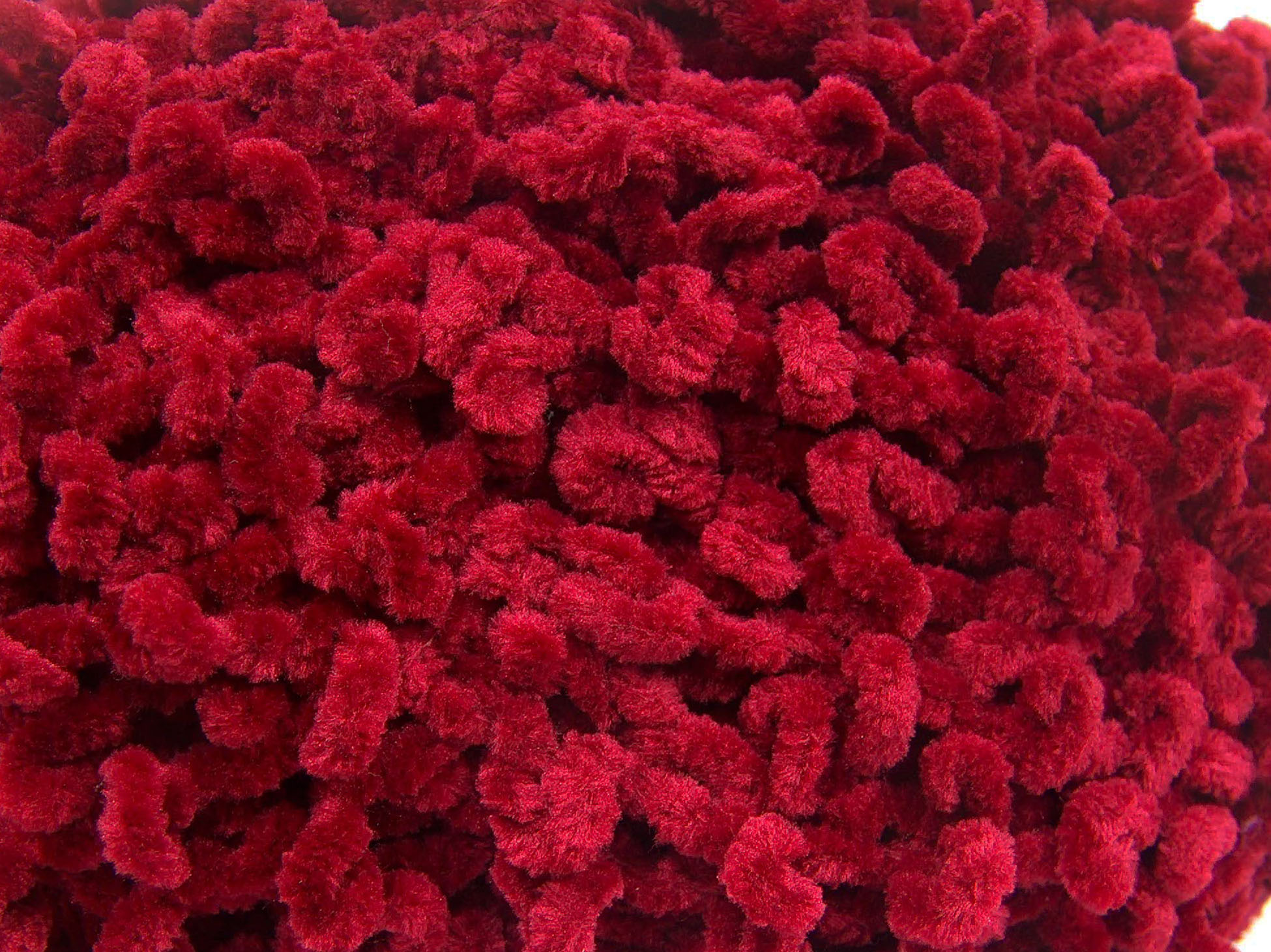 Chenille Boucleron Bordo