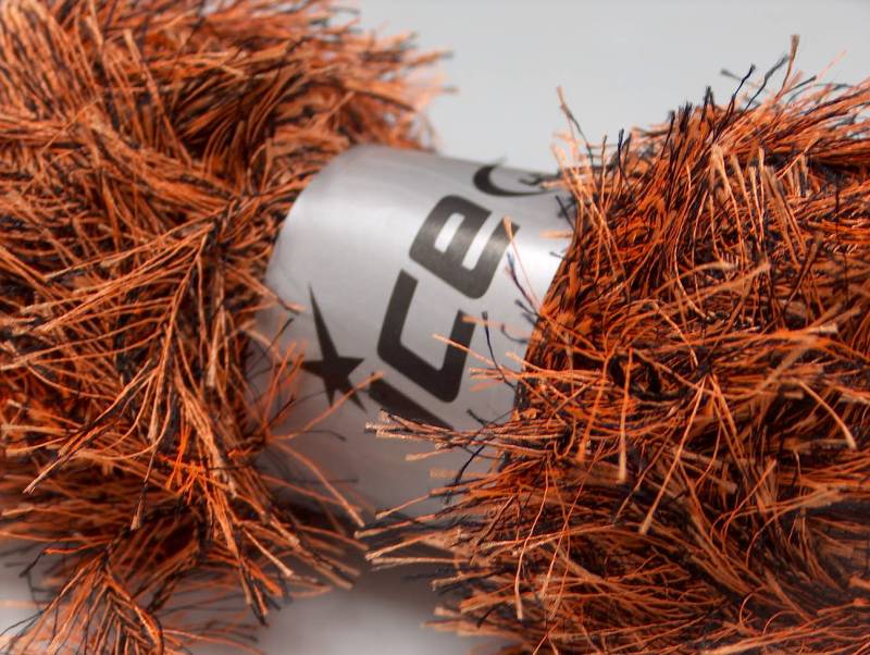 Eyelash 100gr Orange, Black