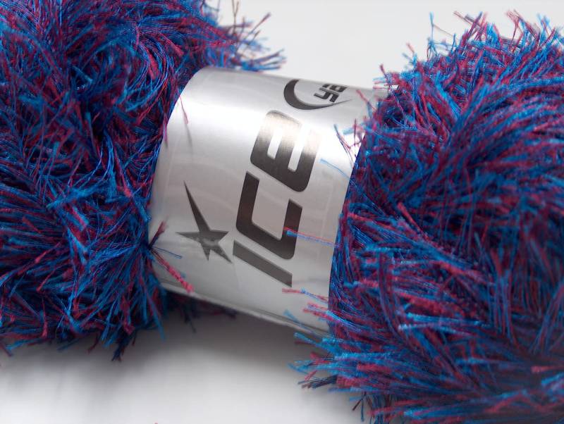 Eyelash 100gr Burgundy, Navy