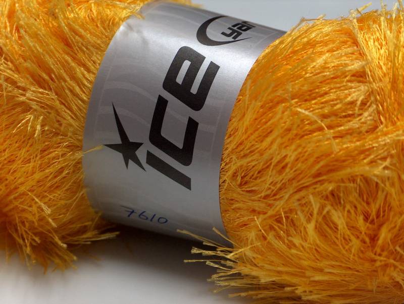Eyelash 100gr Canary Yellow
