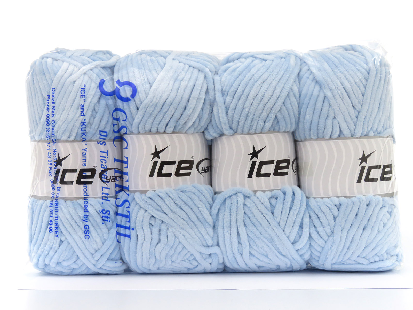 Himalaya Dolphin Baby Chenille Yarn, Ice Blue - 80344