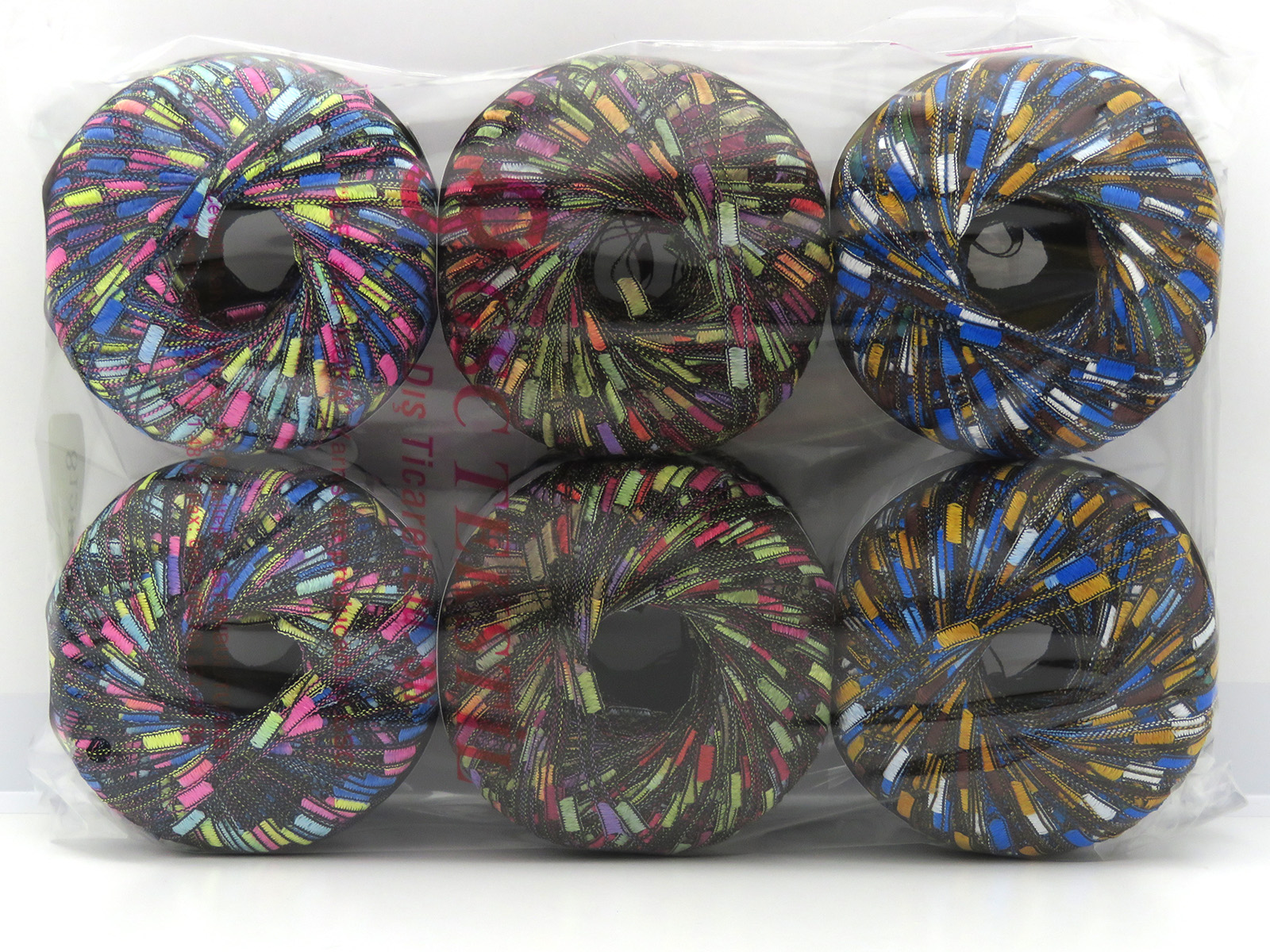 Lot of 6 Skeins Ice Yarns Trellis LADDER Hand Knitting Yarn Mixed Lot - photo 2