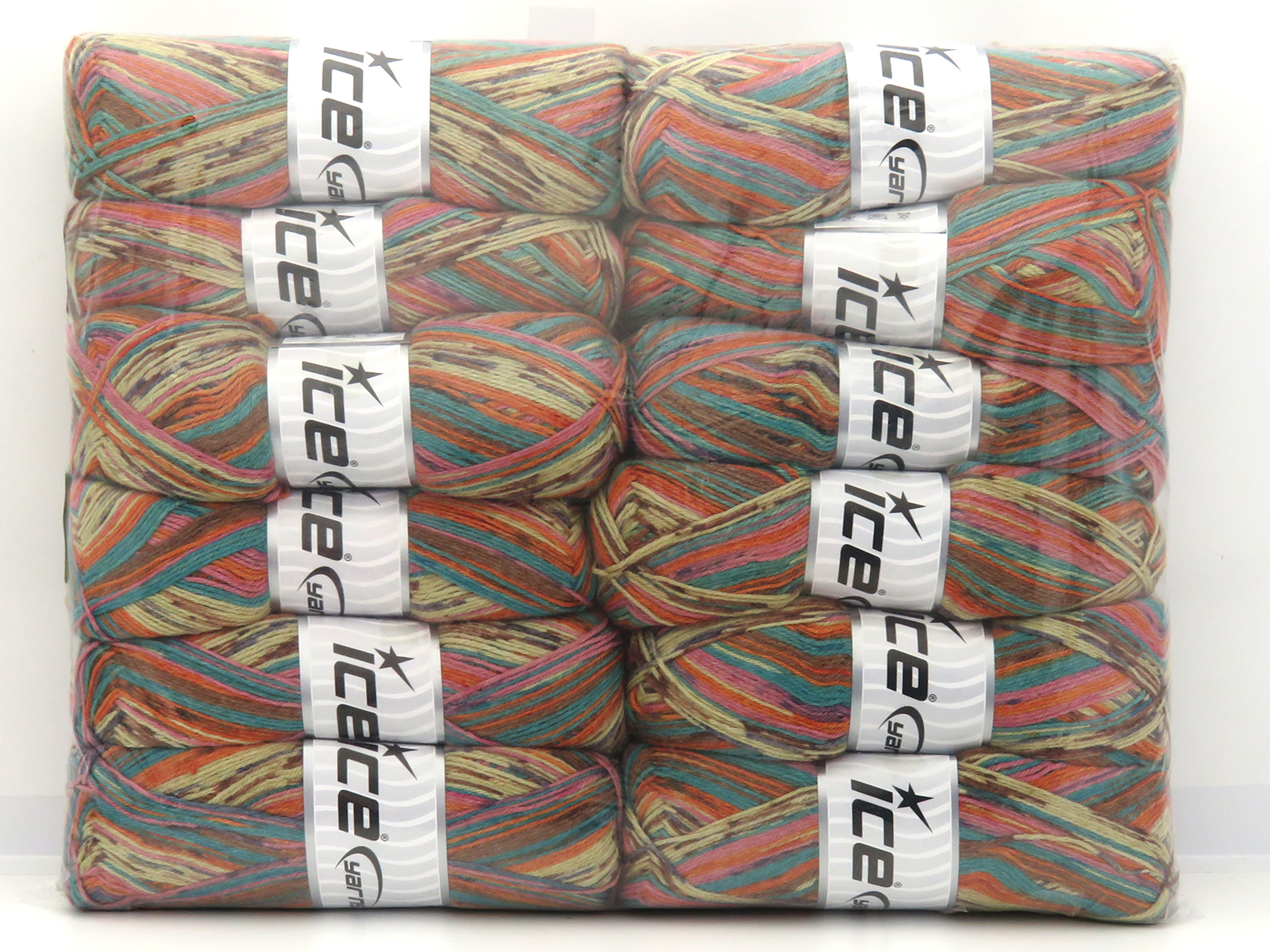 Mixed Lot Multicolor Sock Yarns