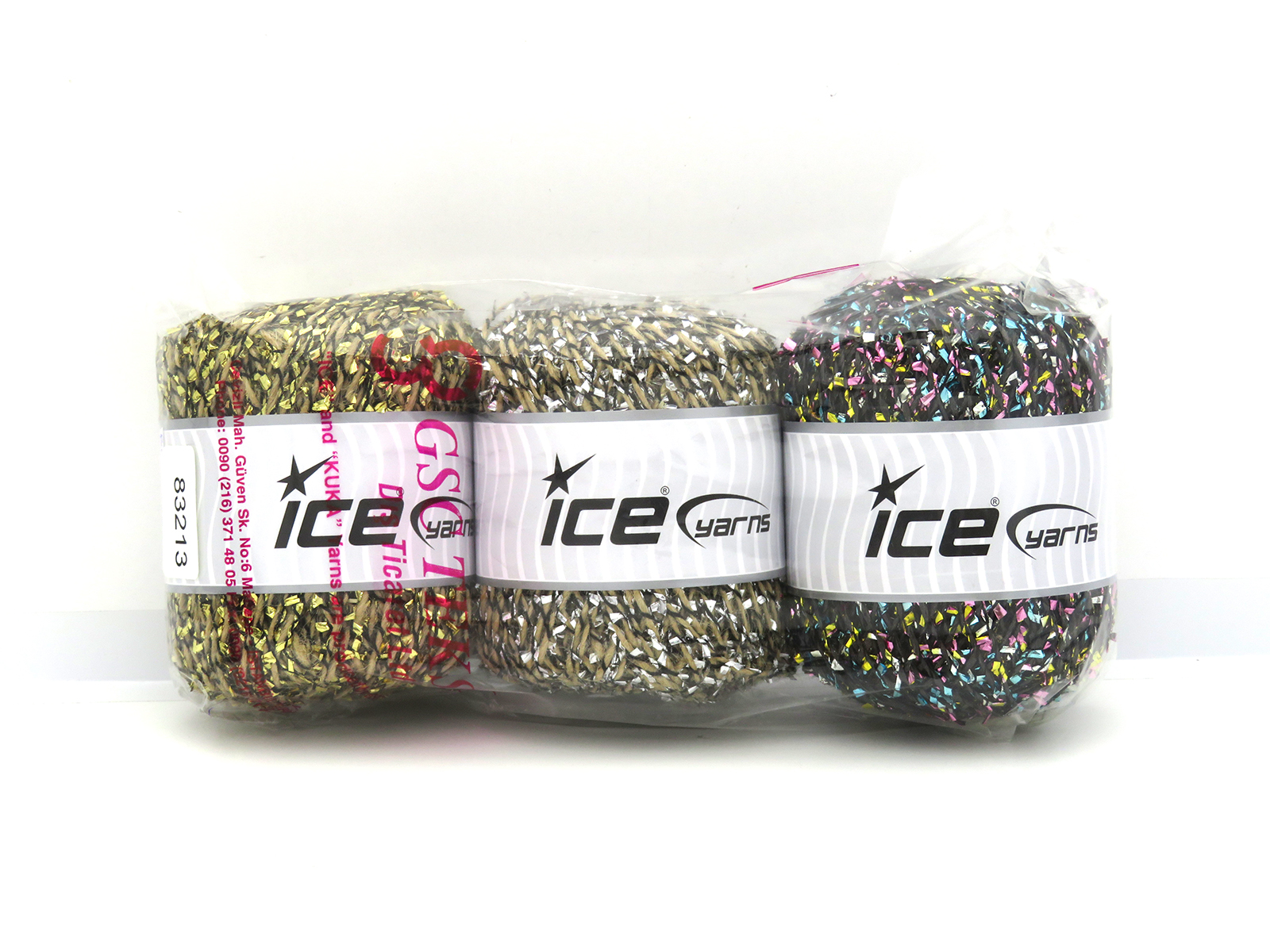 Mixed Lot Metallic Lurex Types