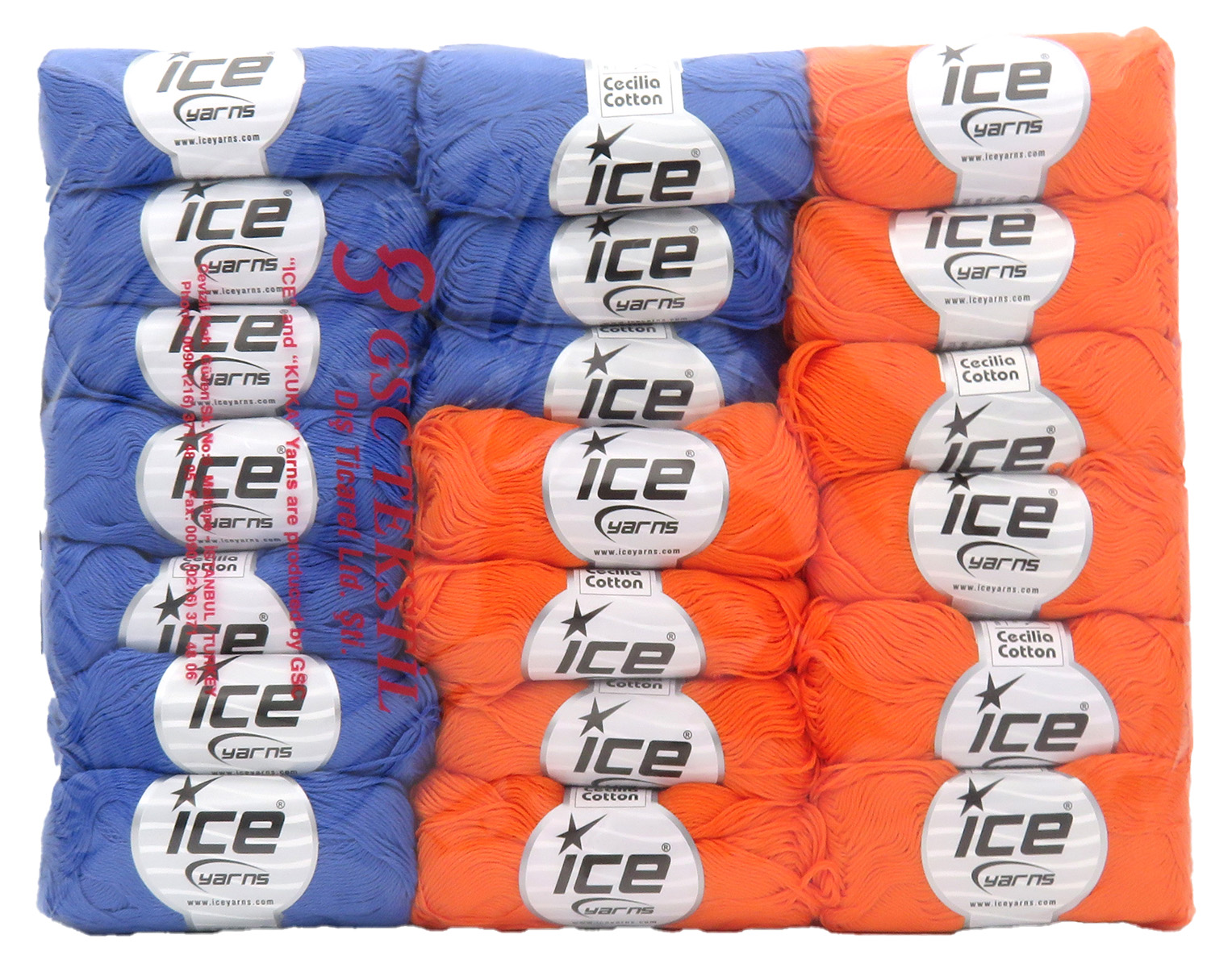 Mixed Lot Mercerised Cotton Yarns