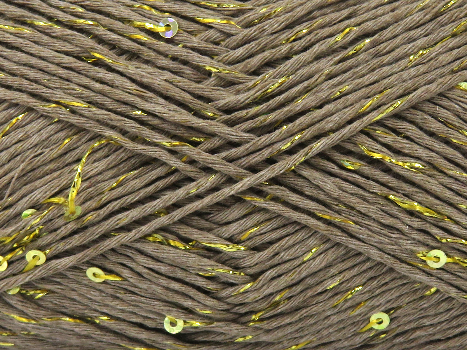 Natural Cotton Paillette Açık Kamel