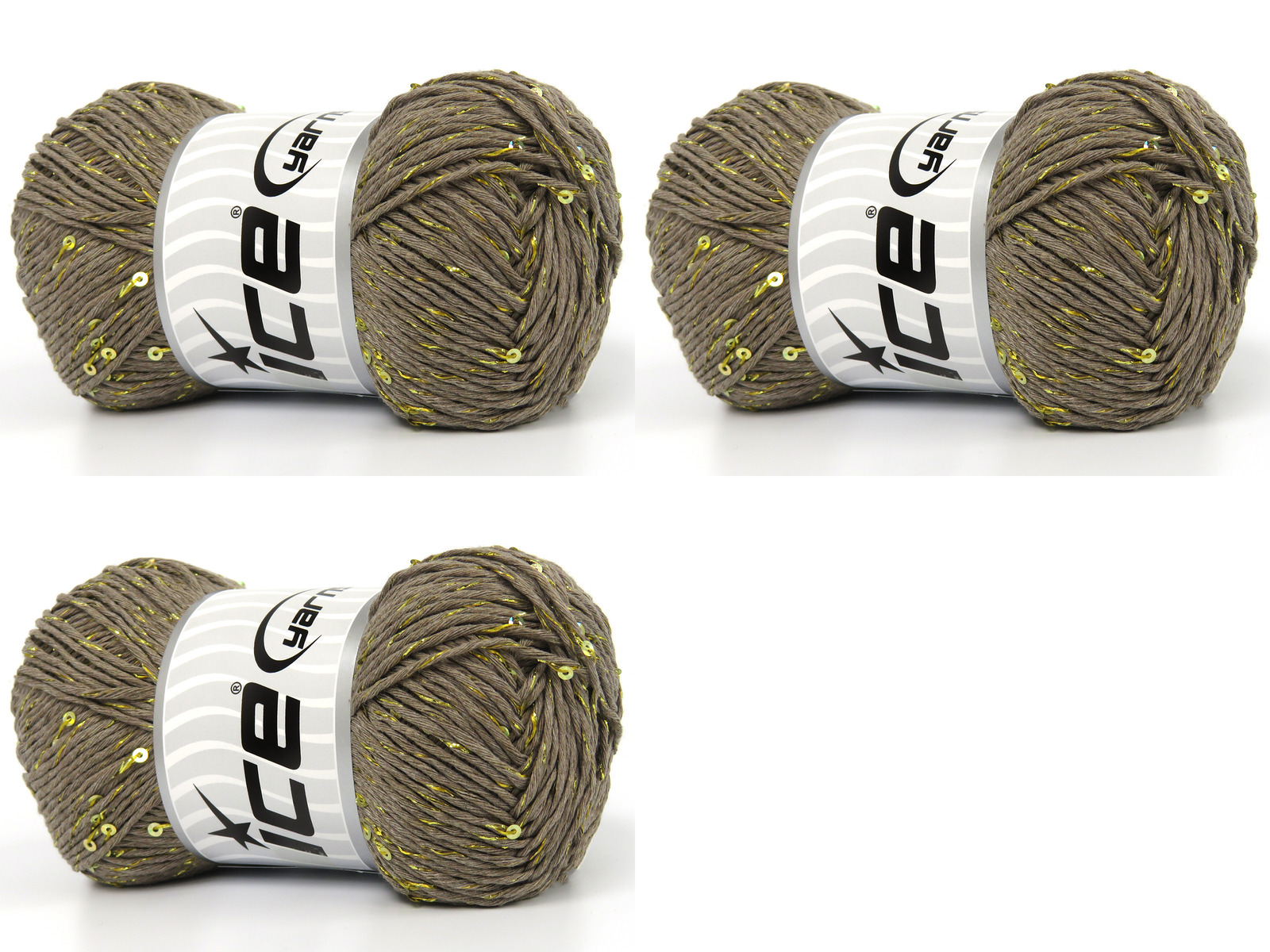 Natural Cotton Paillette Açık Kamel