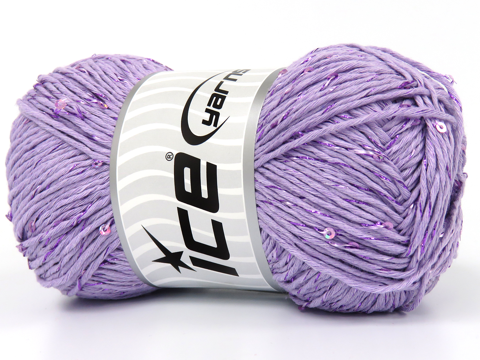 Natural Cotton Paillette Leylak