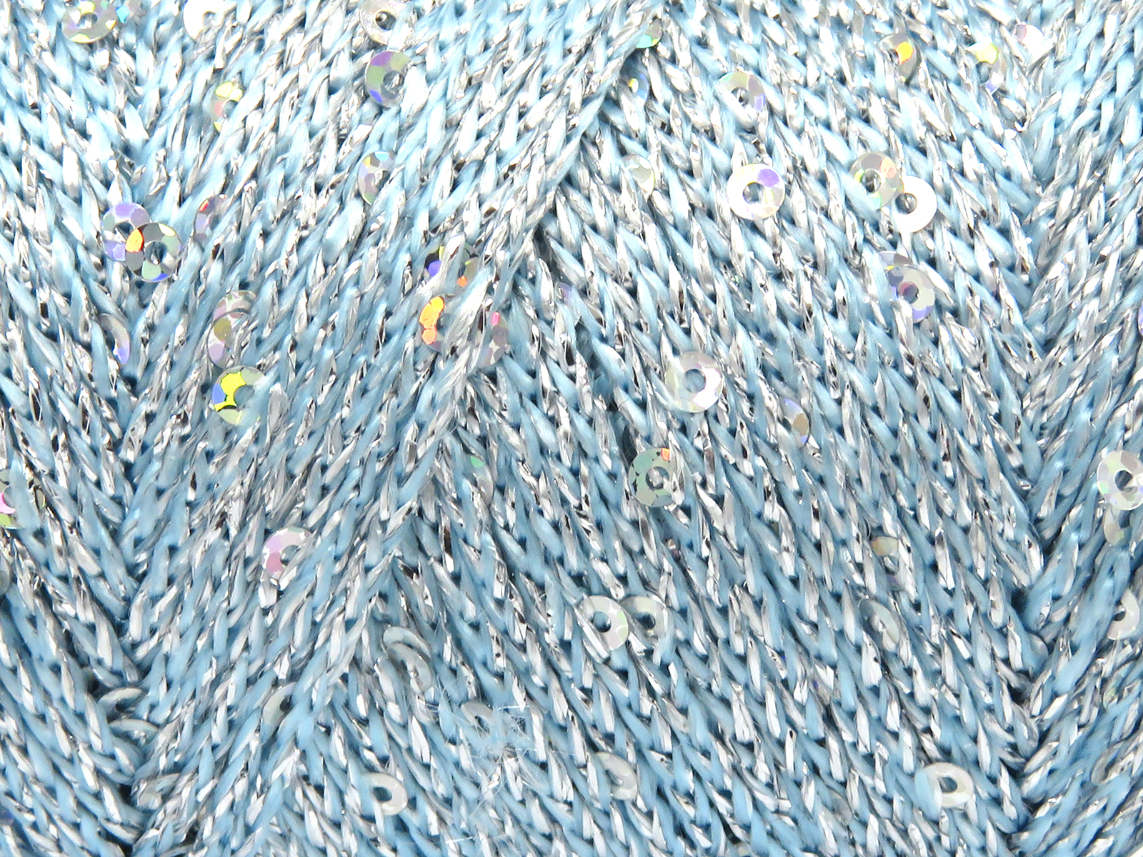 Macrame Glitz Paillette Açık Mavi