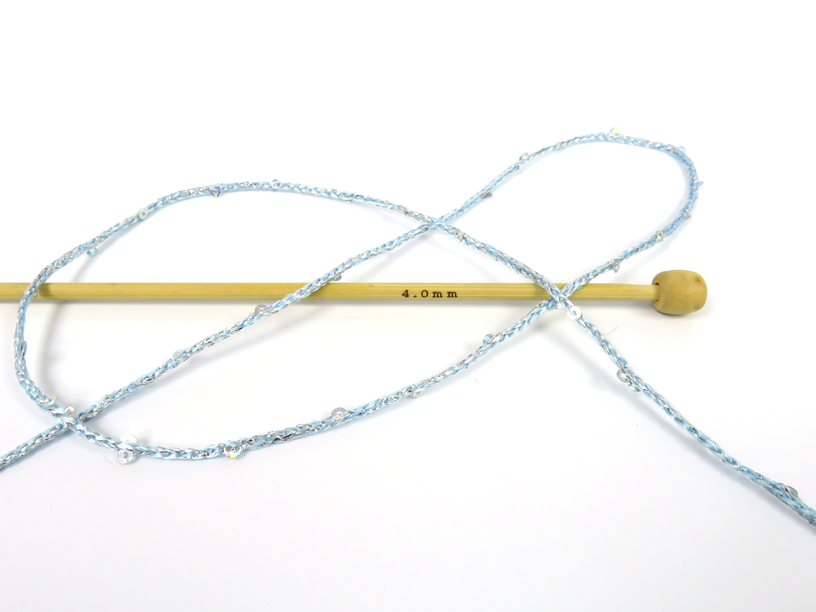 Macrame Glitz Paillette Açık Mavi