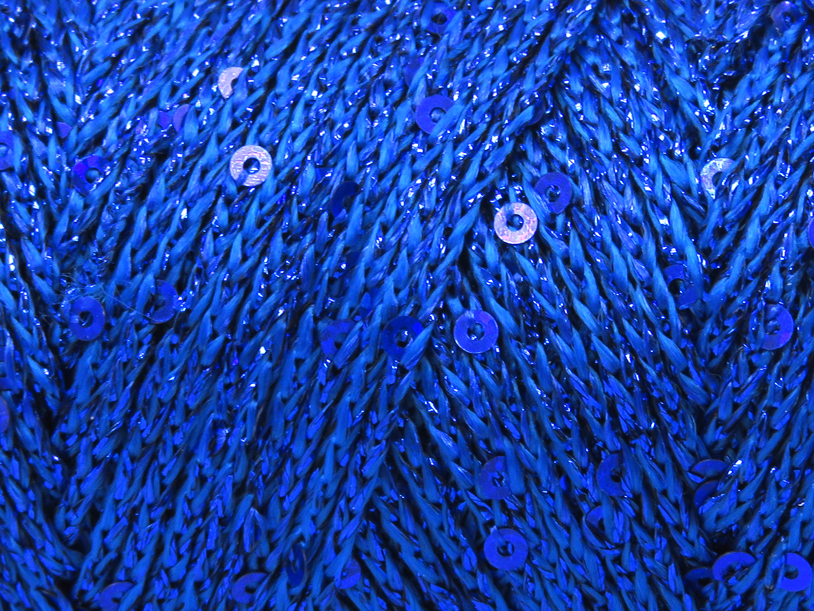 Macrame Glitz Paillette Mavi