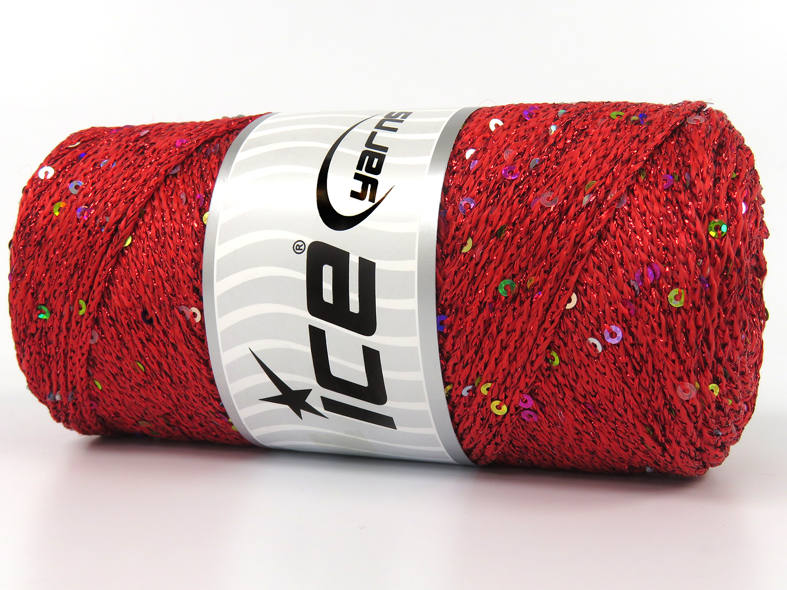 Macrame Glitz Paillette Kırmızı