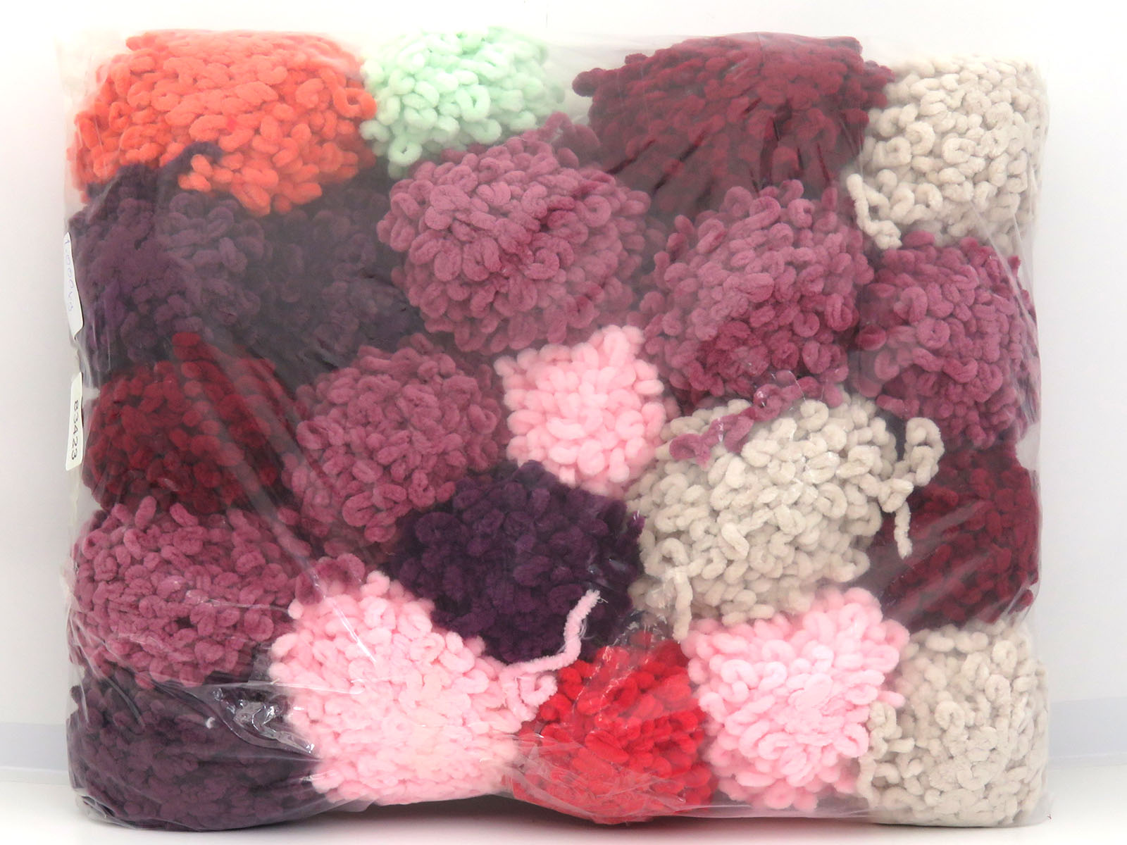 Mixed Lot Leftover Chenille Boucleron Yarns
