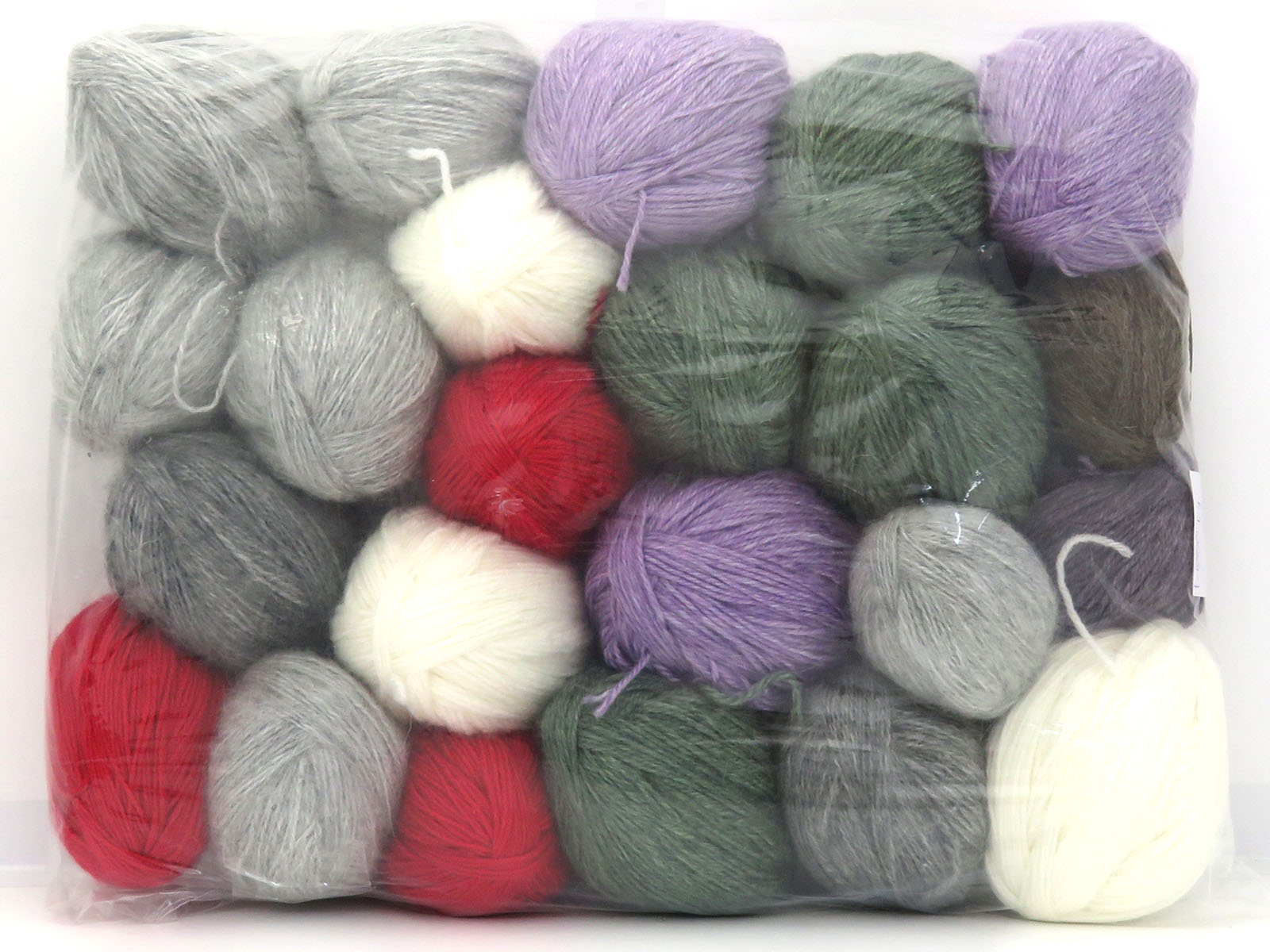 Mixed Lot Leftover Winter Yarns