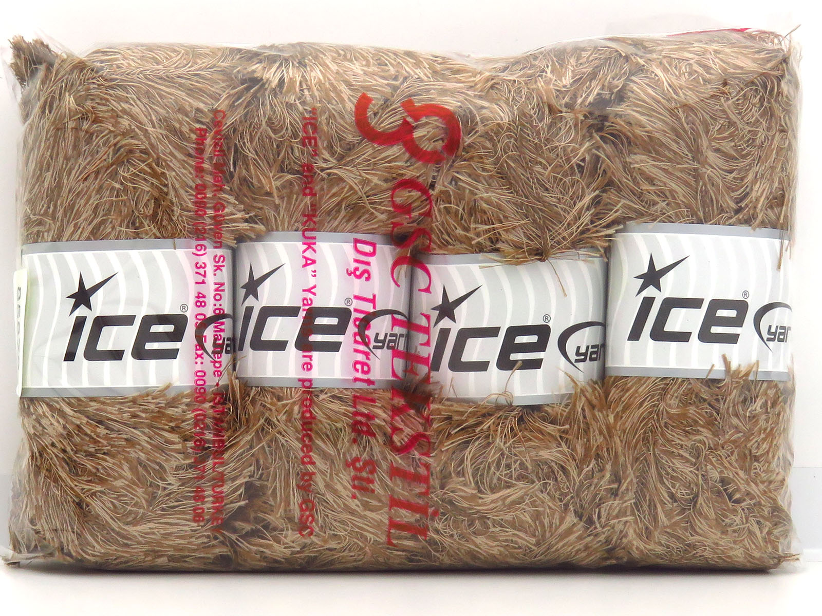 Eyelash 100gr Camel