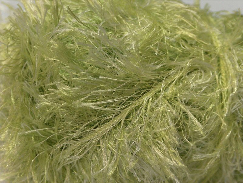 Eyelash 100gr Green, White