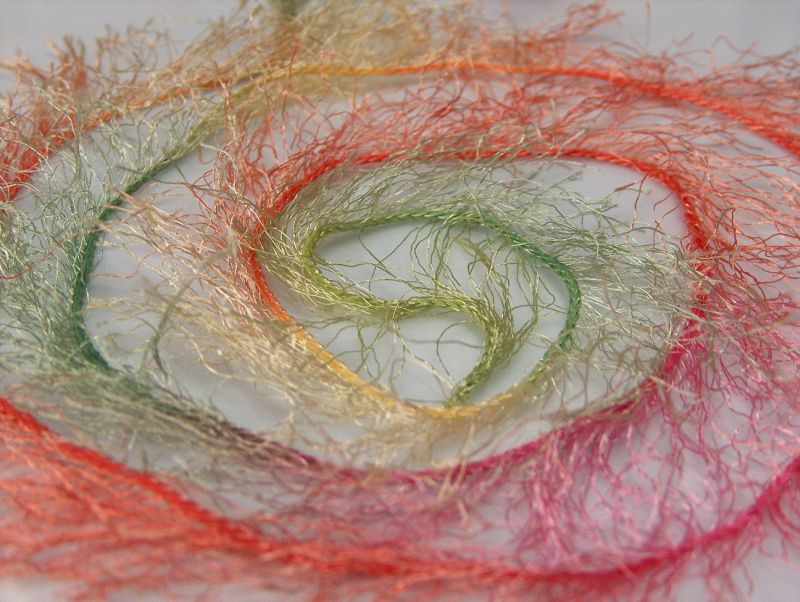 Long Eyelash Orange, Green, Pink