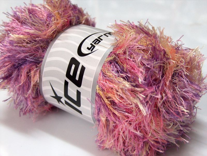 Eyelash 100gr Pink, Purple, Yellow