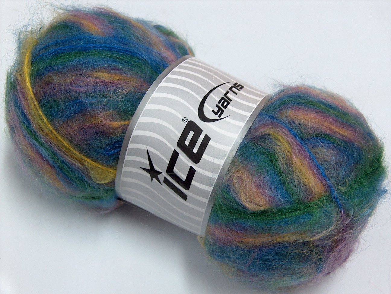 Mohair Classic Lilac, Yellow, Green, Blue