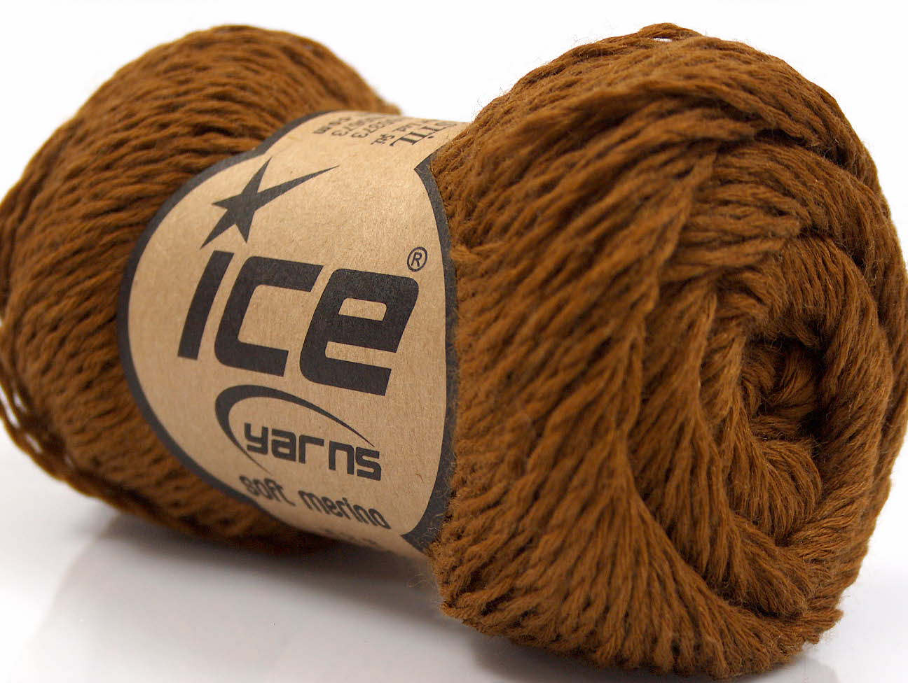 Lüks İplikler Soft Merino Açık Kahve Kahverengi