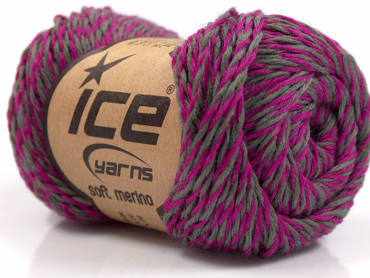Soft Merino Fuchsia, Khaki